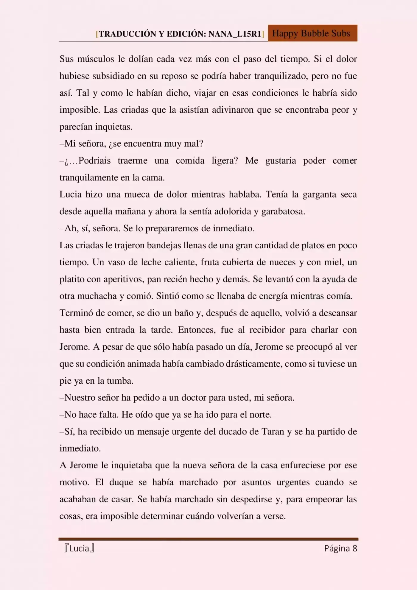 Lucia (Novela) - Capítulo 10 - Página 8 - LectorTMOo