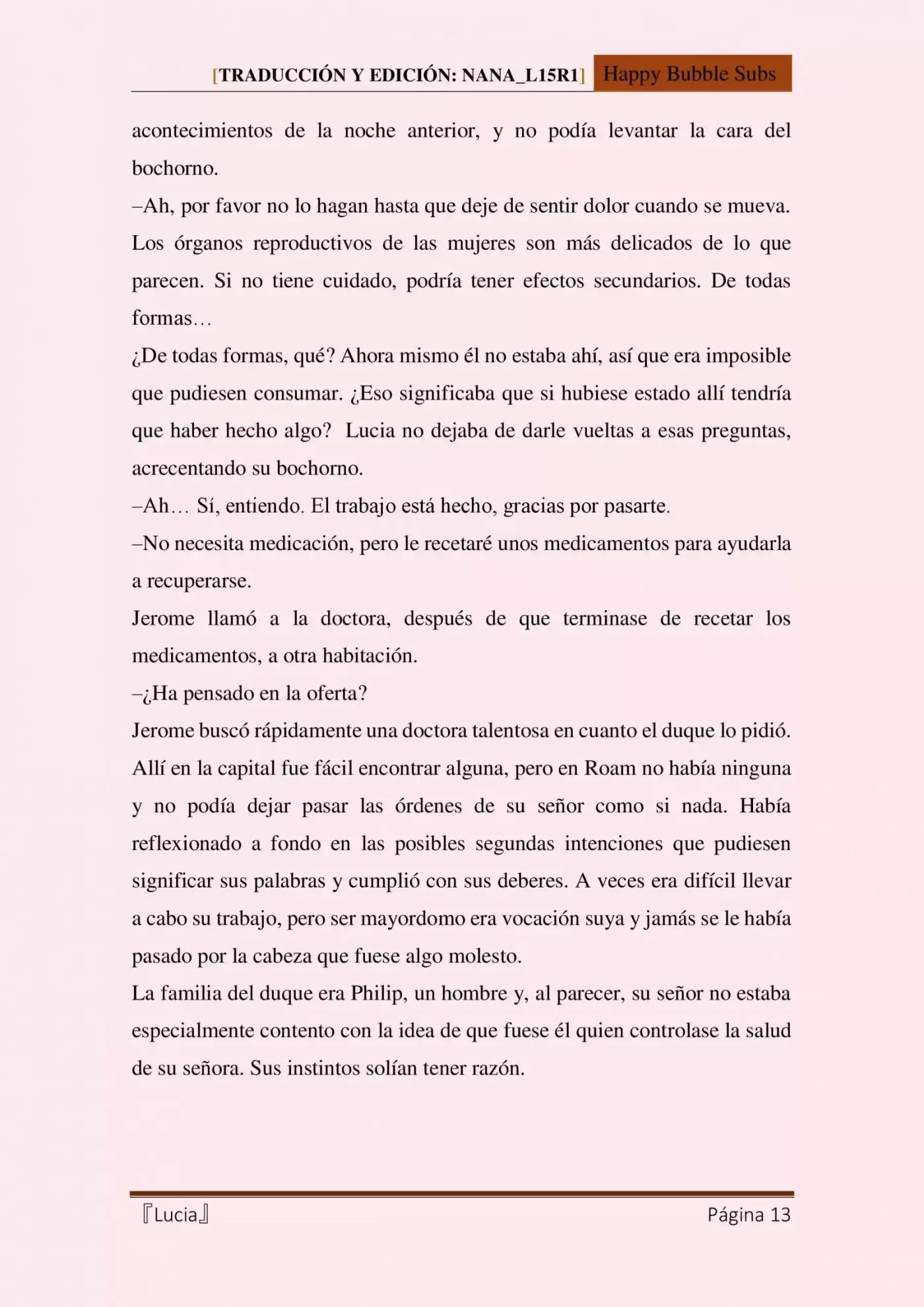 Lucia (Novela) - Capítulo 10 - Página 13 - LectorTMOo