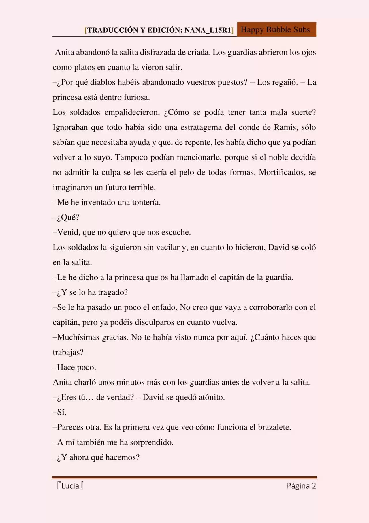 Lucia (Novela) - Capítulo 100 - Página 2 - LectorTMOo