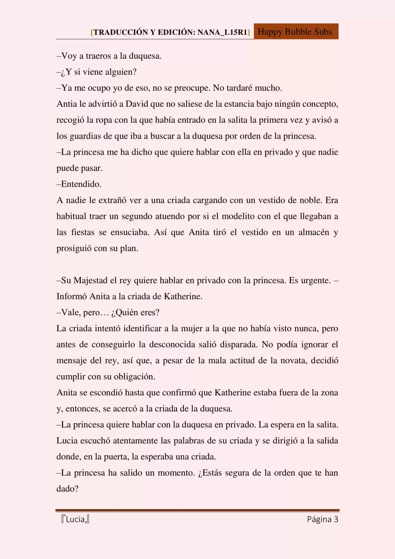 Lucia (Novela) - Capítulo 100 - Página 3 - LectorTMOo