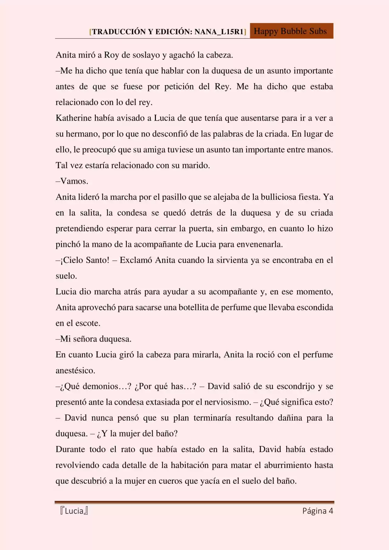Lucia (Novela) - Capítulo 100 - Página 4 - LectorTMOo