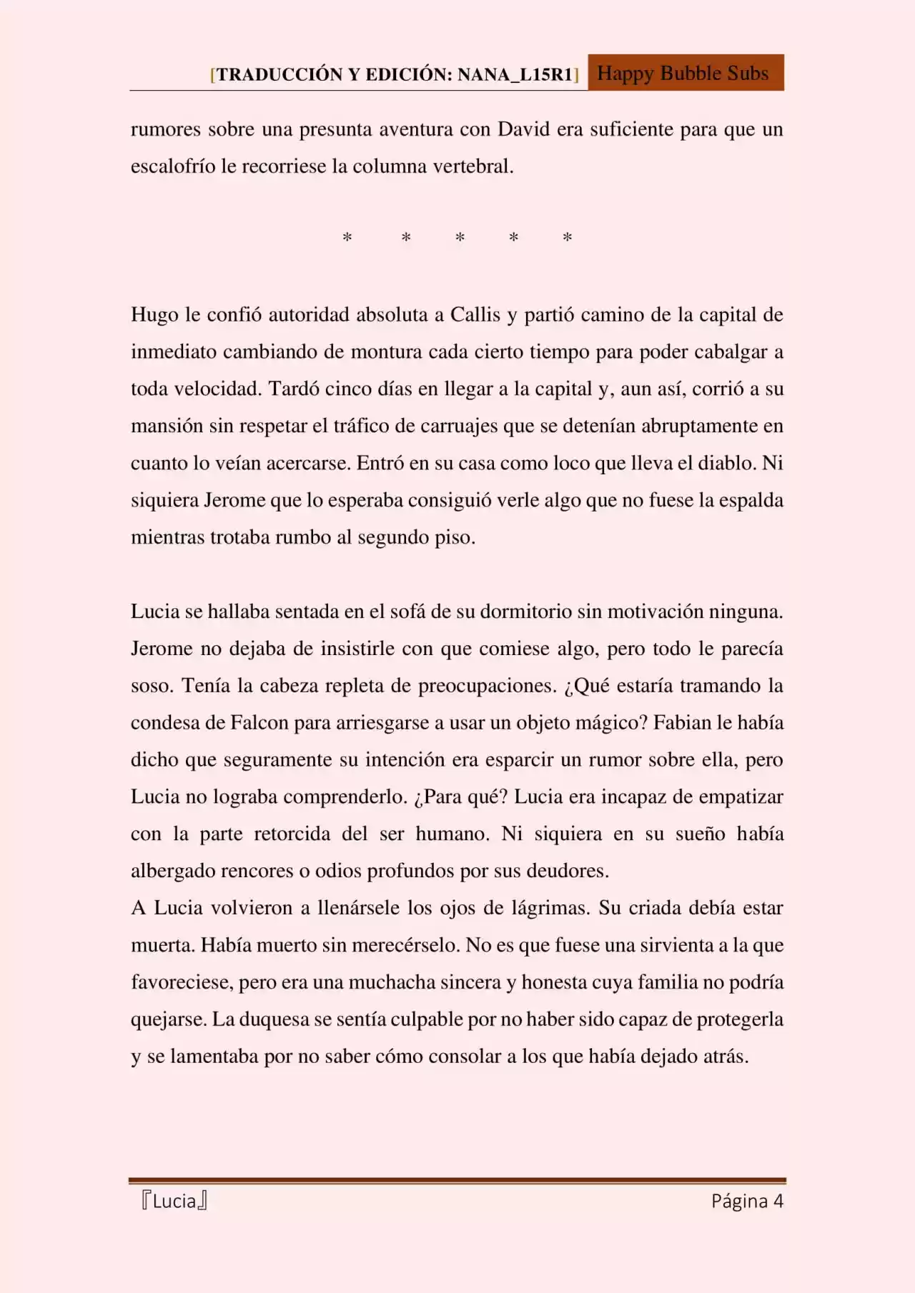 Lucia (Novela) - Capítulo 103 - Página 4 - LectorTMOo