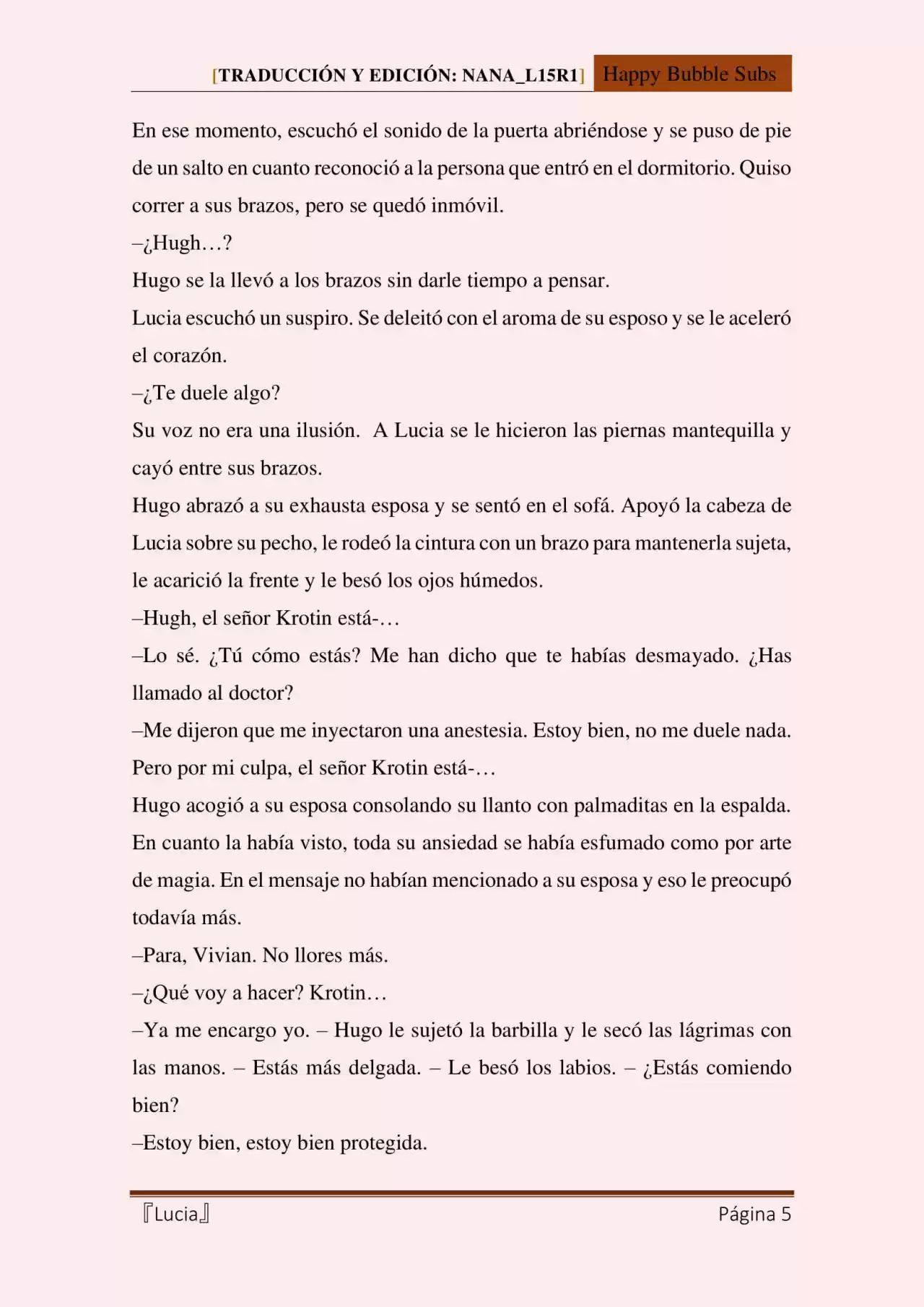 Lucia (Novela) - Capítulo 103 - Página 5 - LectorTMOo