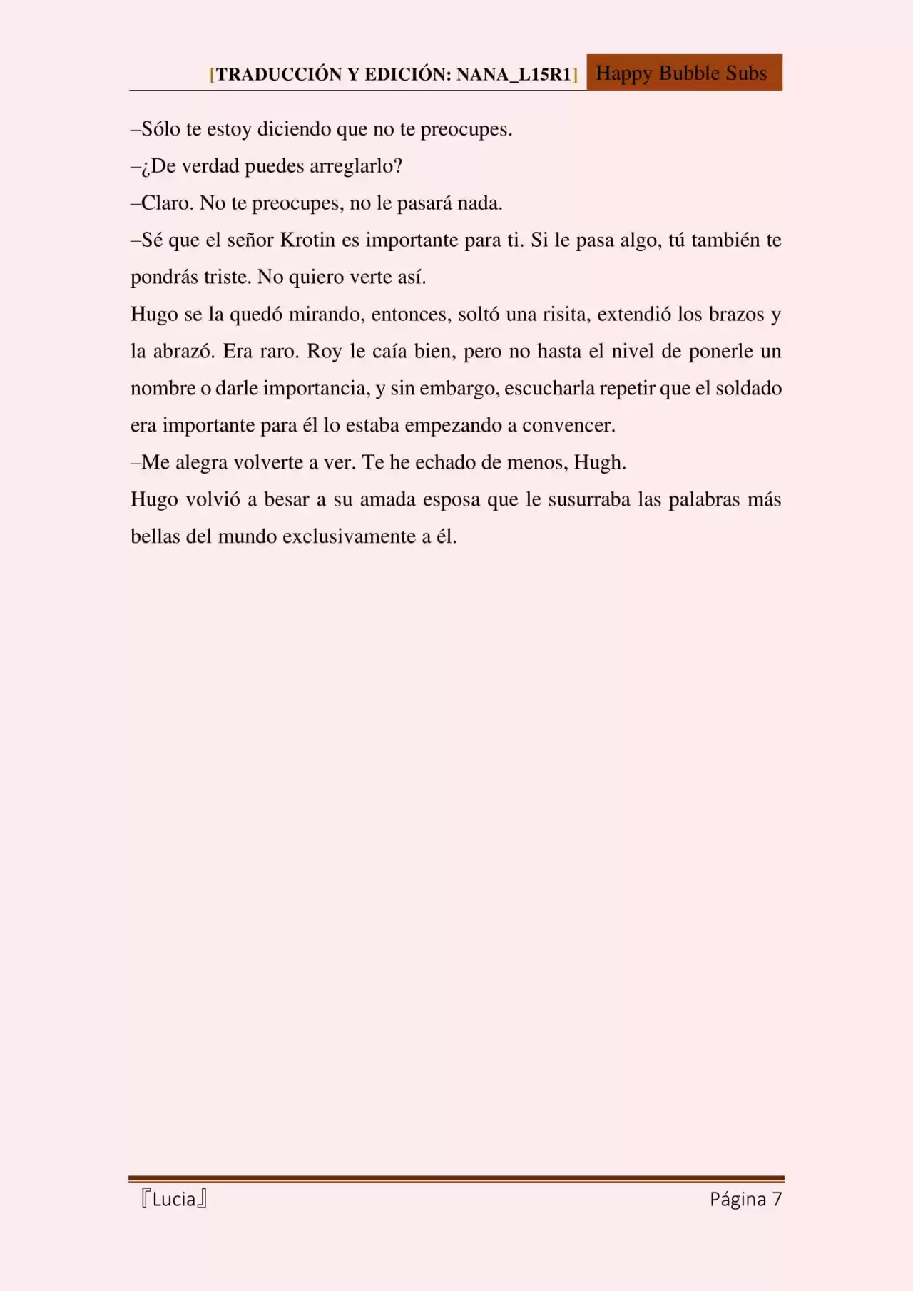 Lucia (Novela) - Capítulo 103 - Página 7 - LectorTMOo