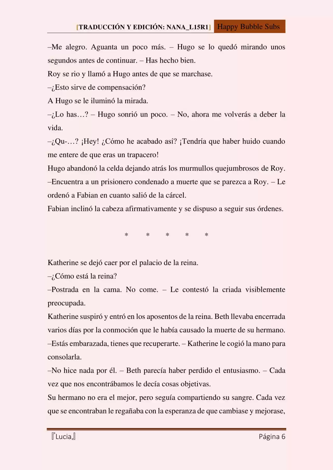 Lucia (Novela) - Capítulo 104 - Página 6 - LectorTMOo