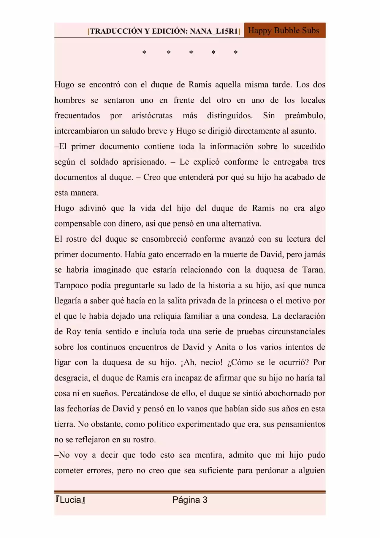 Lucia (Novela) - Capítulo 105 - Página 3 - LectorTMOo