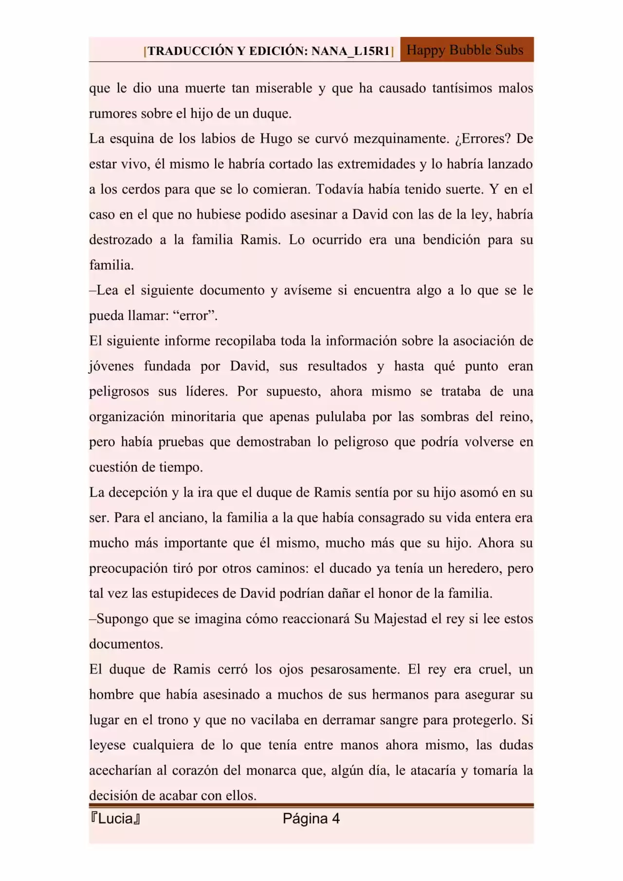 Lucia (Novela) - Capítulo 105 - Página 4 - LectorTMOo