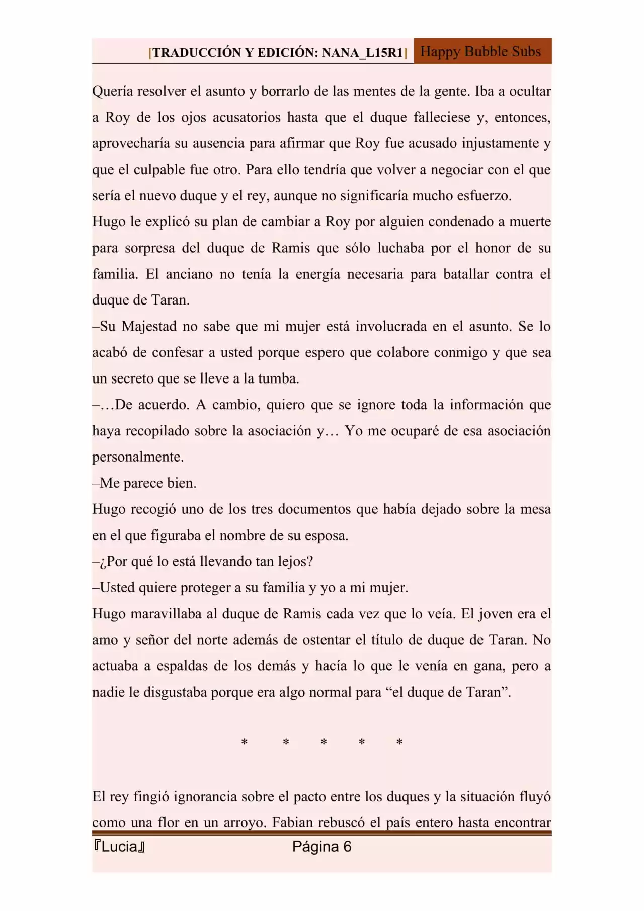 Lucia (Novela) - Capítulo 105 - Página 6 - LectorTMOo