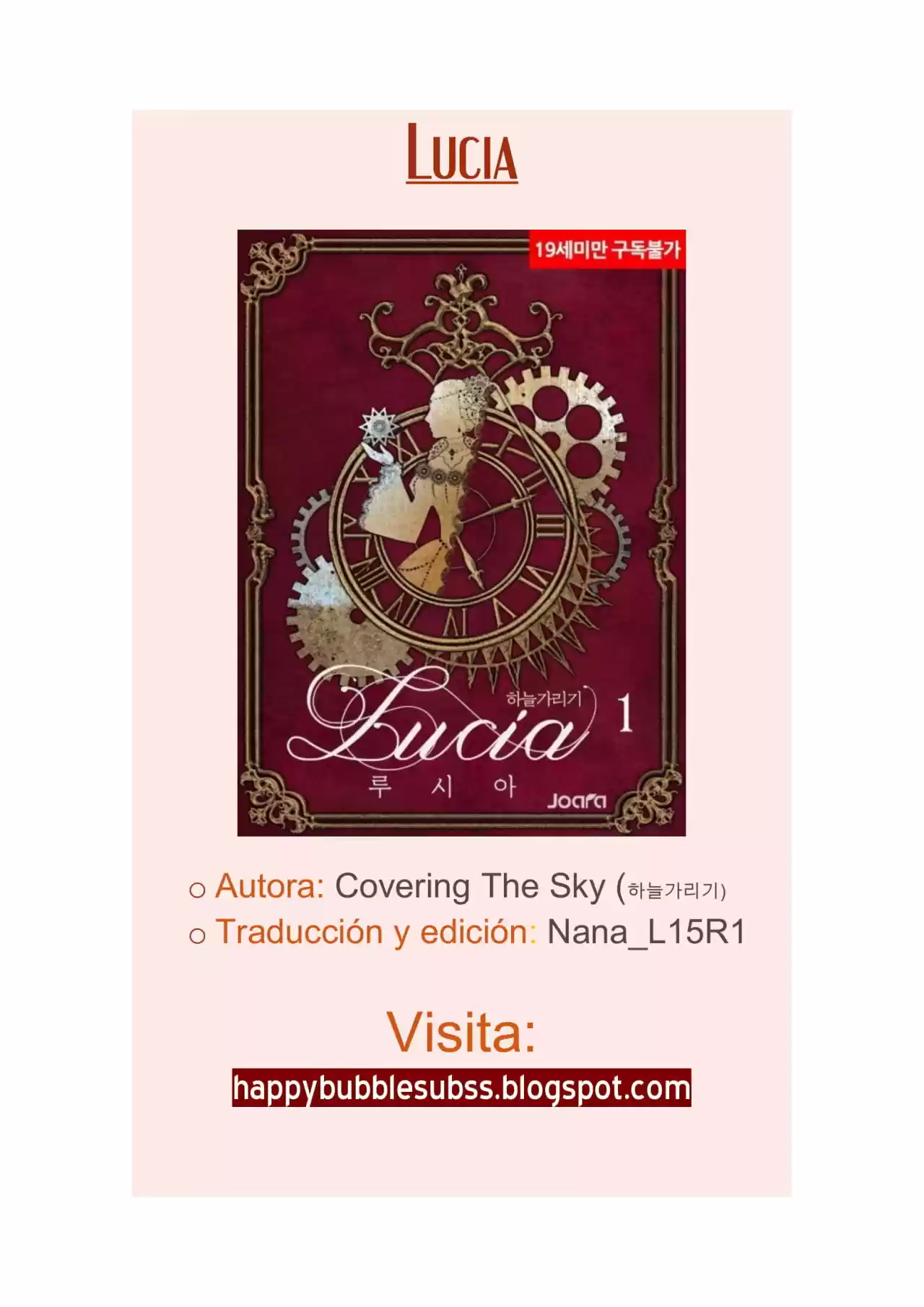Lucia (Novela) - Capítulo 106 - Página 1 - LectorTMOo