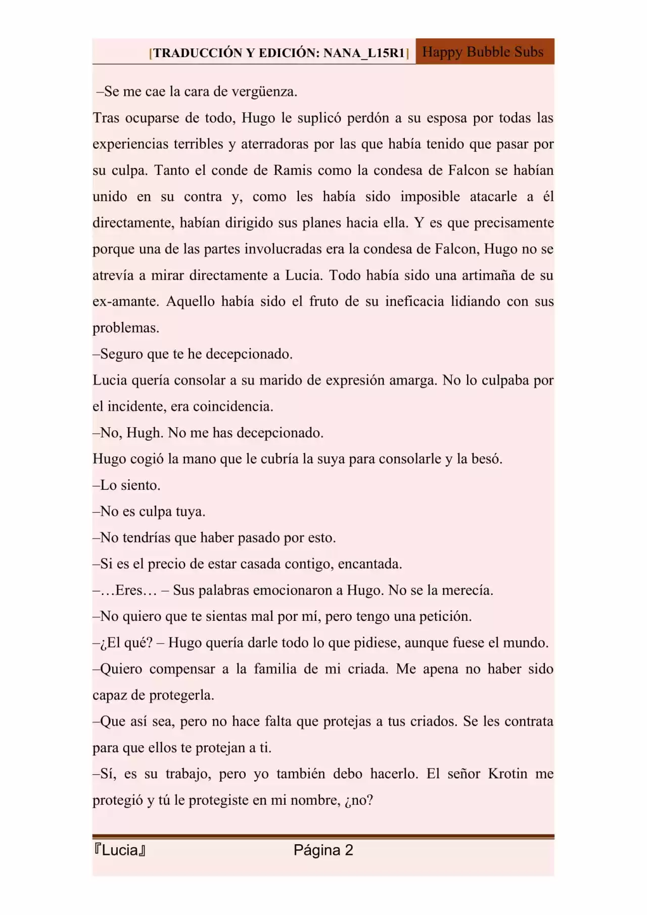 Lucia (Novela) - Capítulo 106 - Página 2 - LectorTMOo