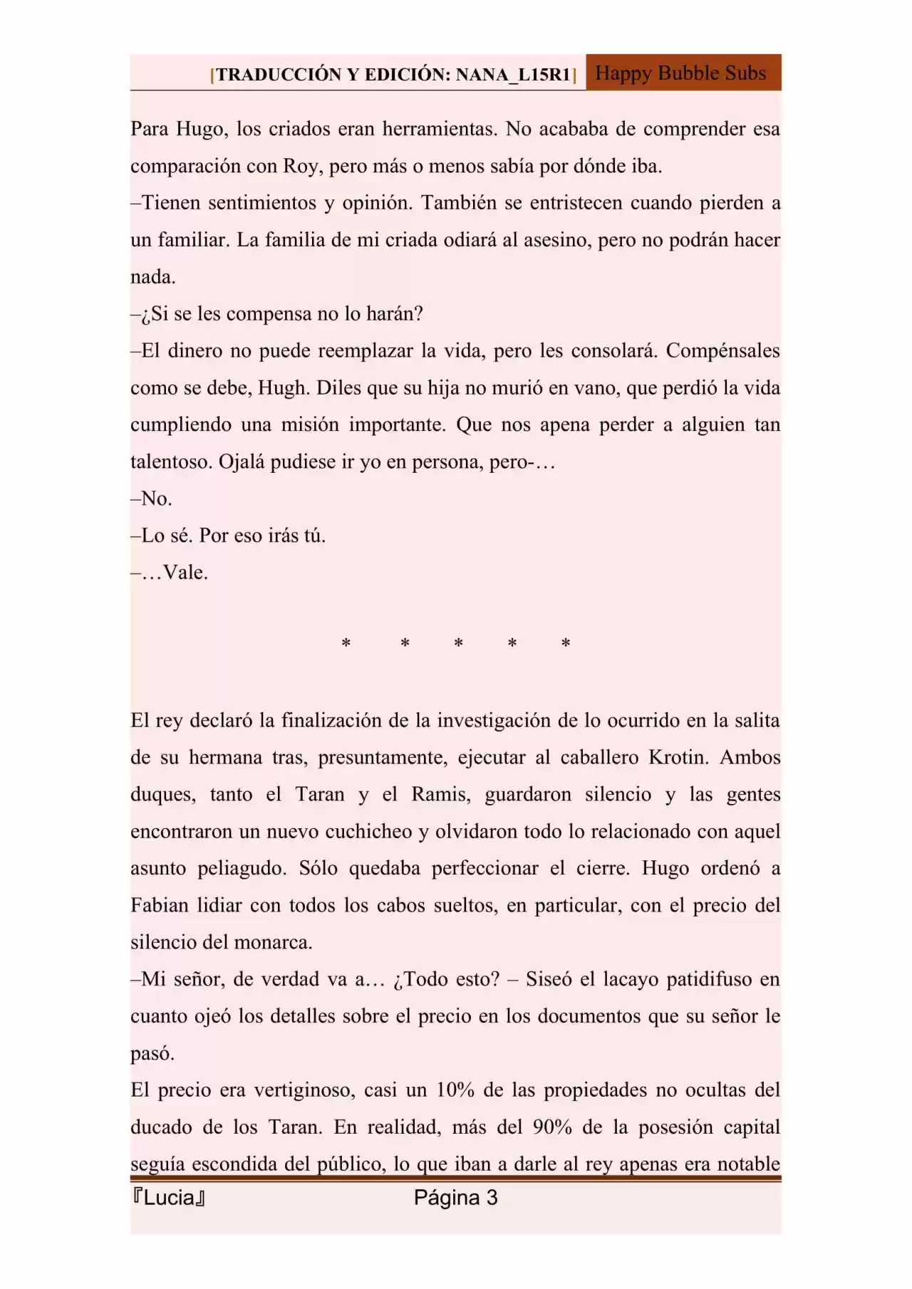 Lucia (Novela) - Capítulo 106 - Página 3 - LectorTMOo