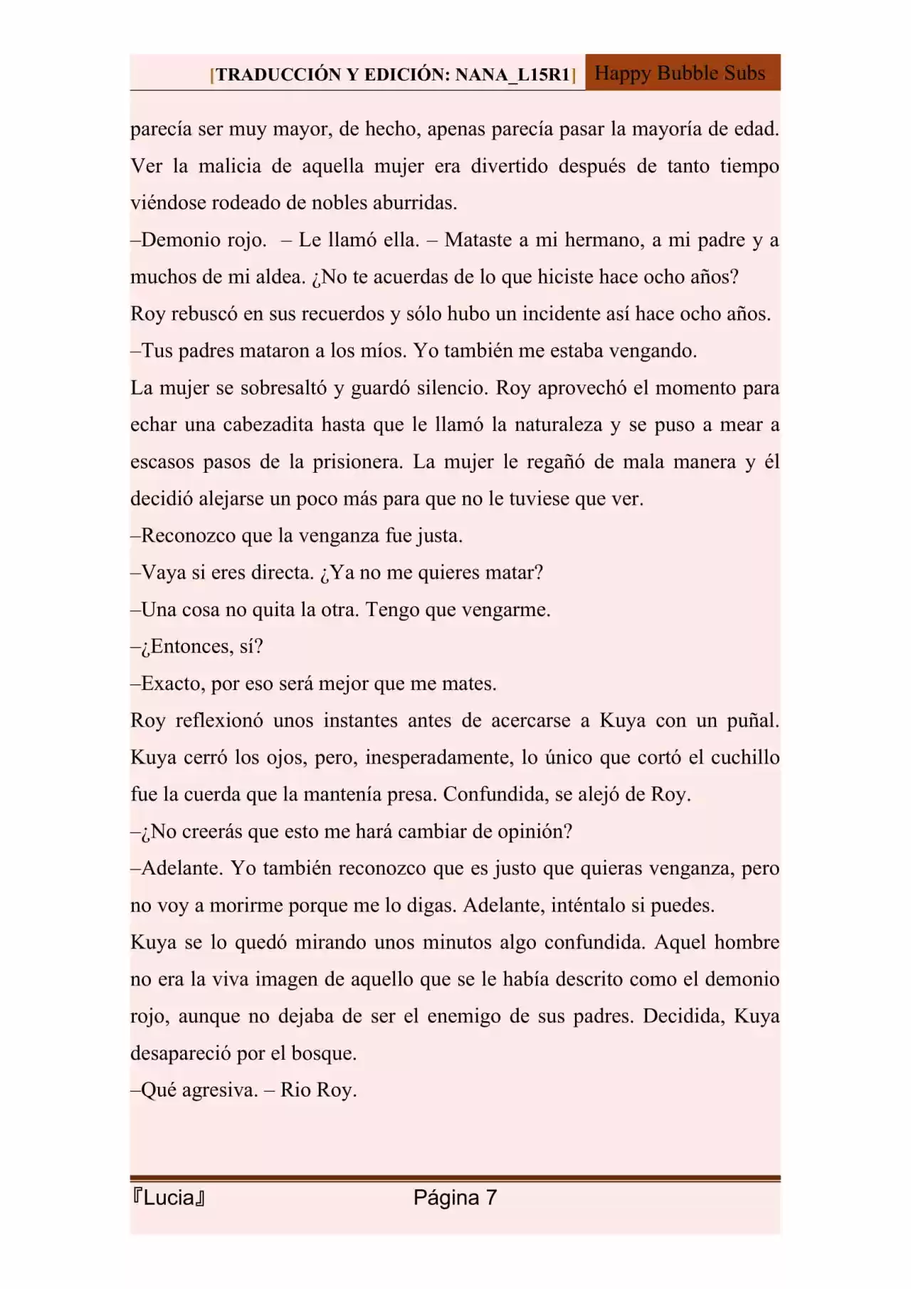 Lucia (Novela) - Capítulo 106 - Página 7 - LectorTMOo