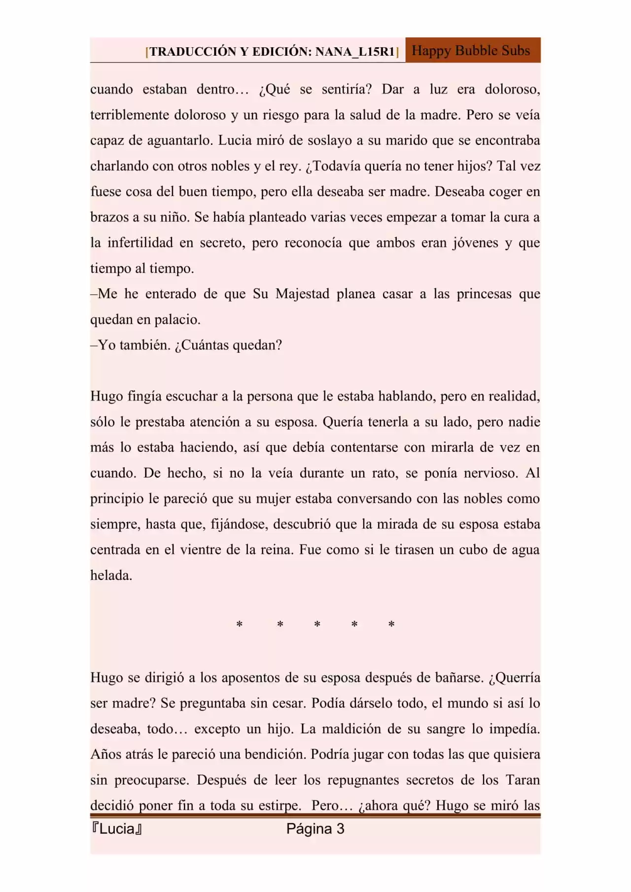 Lucia (Novela) - Capítulo 107 - Página 3 - LectorTMOo