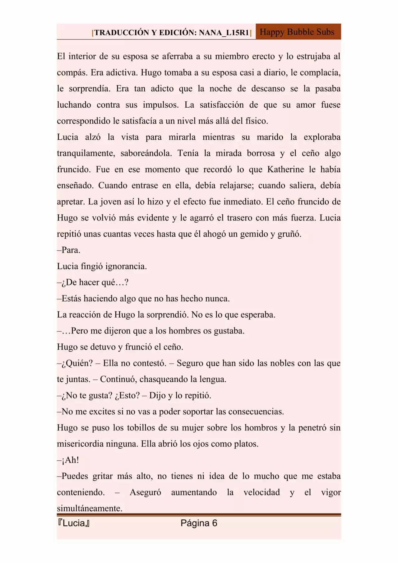 Lucia (Novela) - Capítulo 107 - Página 6 - LectorTMOo