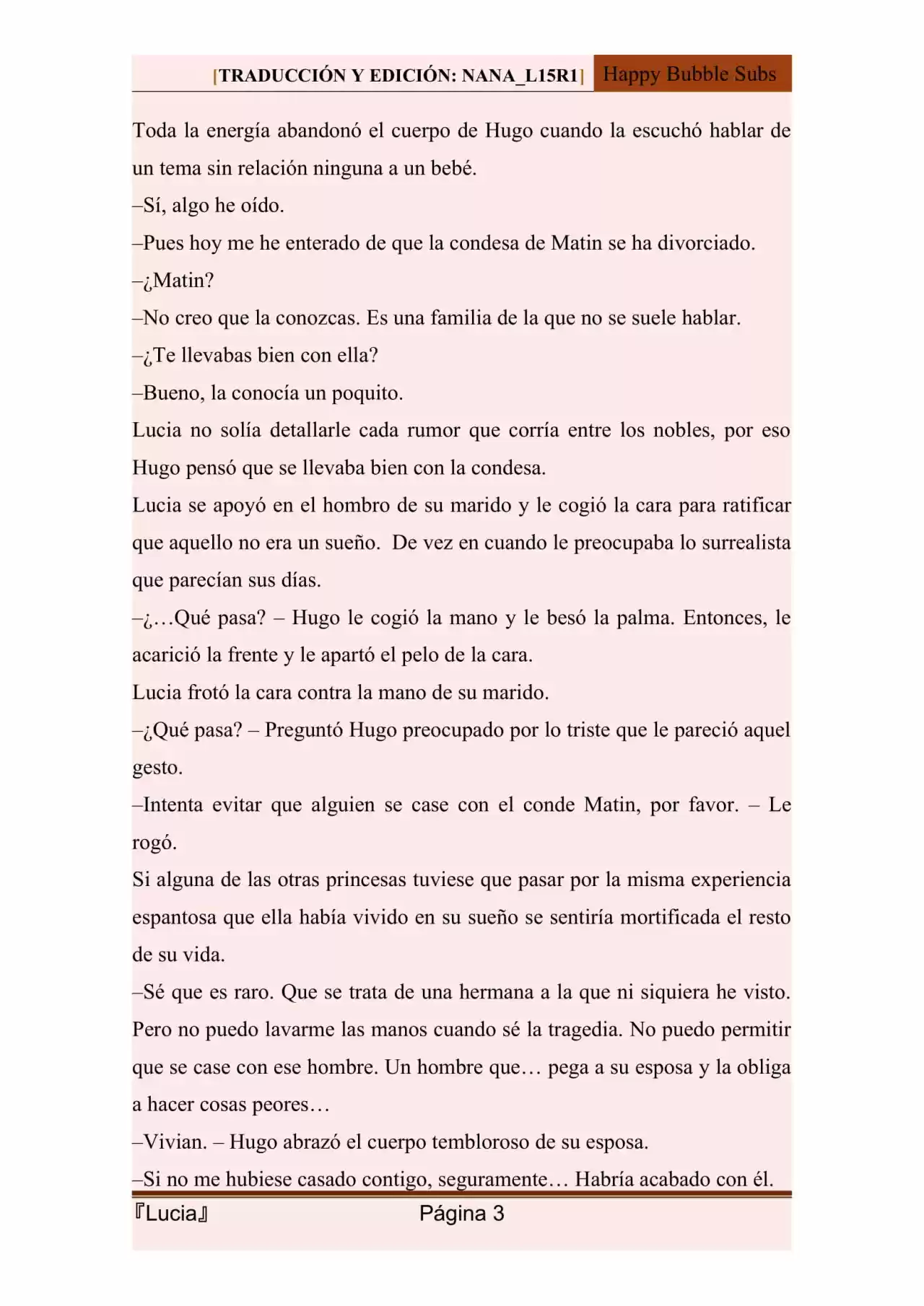Lucia (Novela) - Capítulo 108 - Página 3 - LectorTMOo