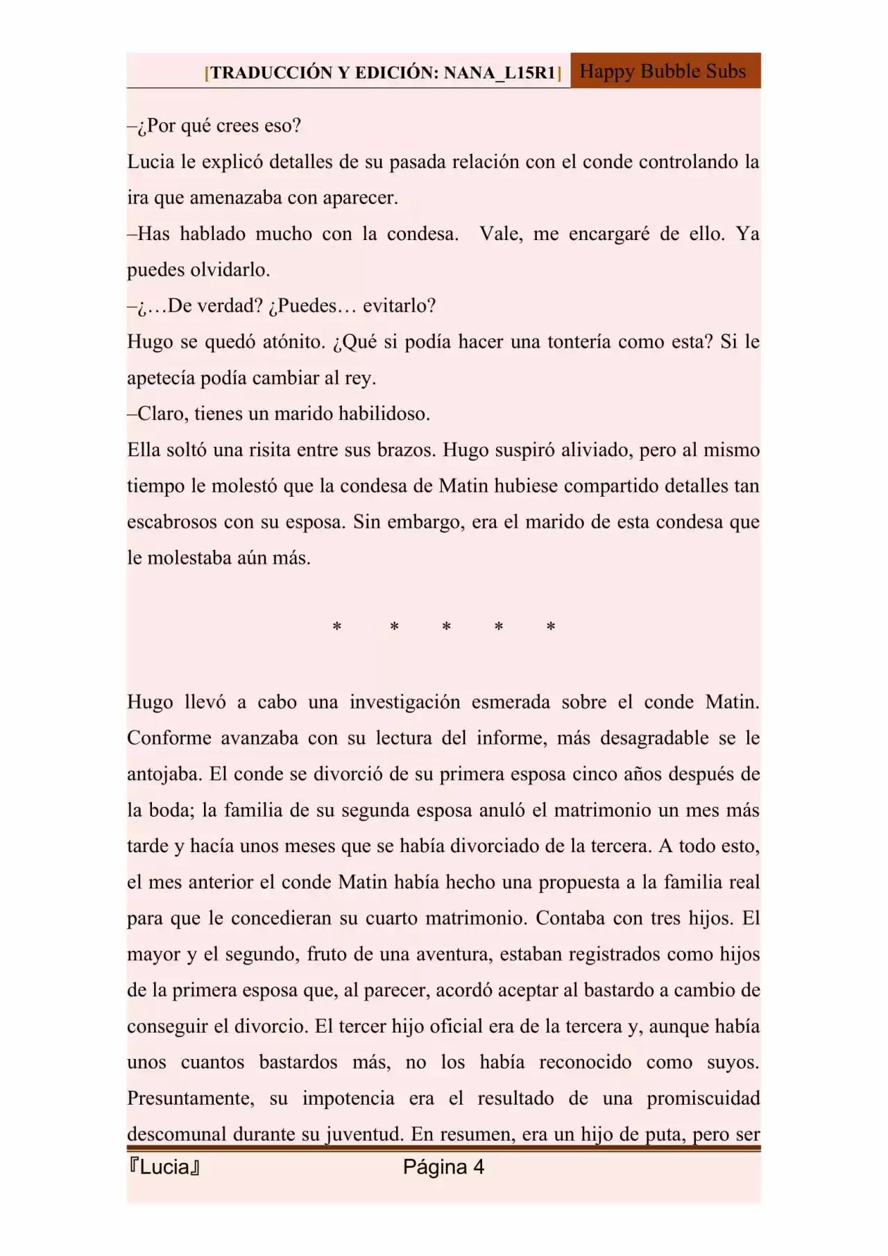 Lucia (Novela) - Capítulo 108 - Página 4 - LectorTMOo