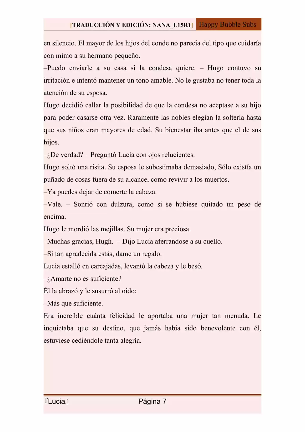 Lucia (Novela) - Capítulo 108 - Página 7 - LectorTMOo