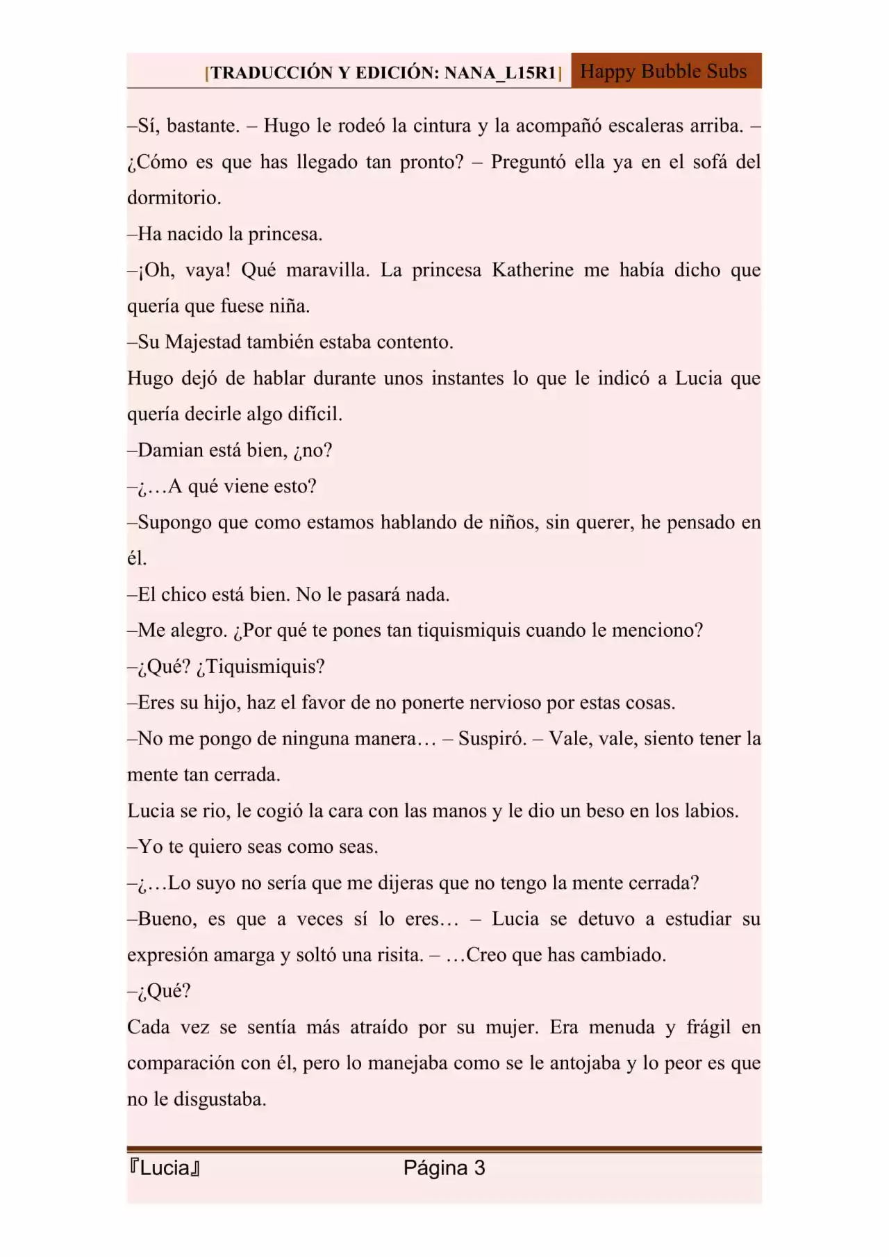 Lucia (Novela) - Capítulo 109 - Página 3 - LectorTMOo