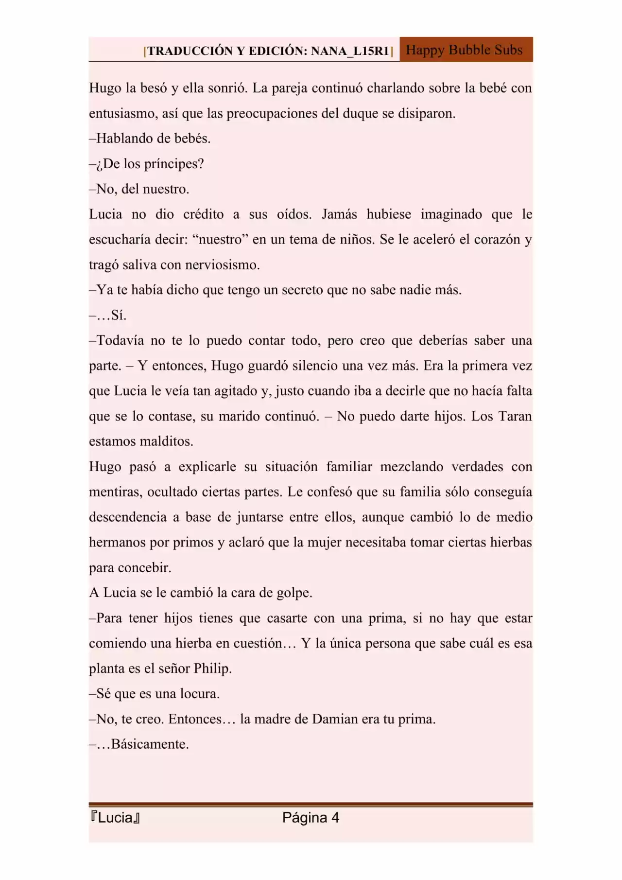 Lucia (Novela) - Capítulo 109 - Página 4 - LectorTMOo