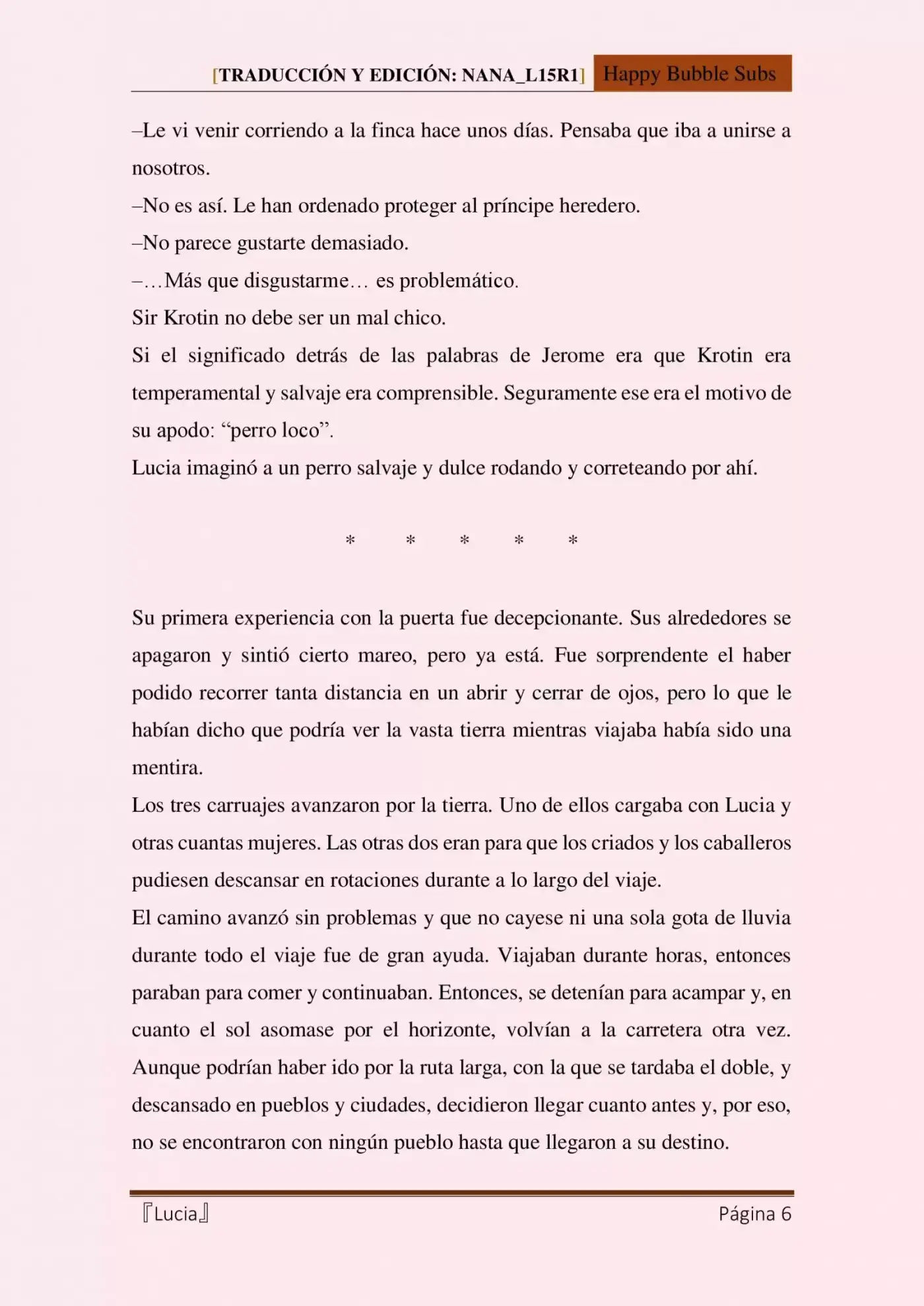 Lucia (Novela) - Capítulo 11 - Página 6 - LectorTMOo