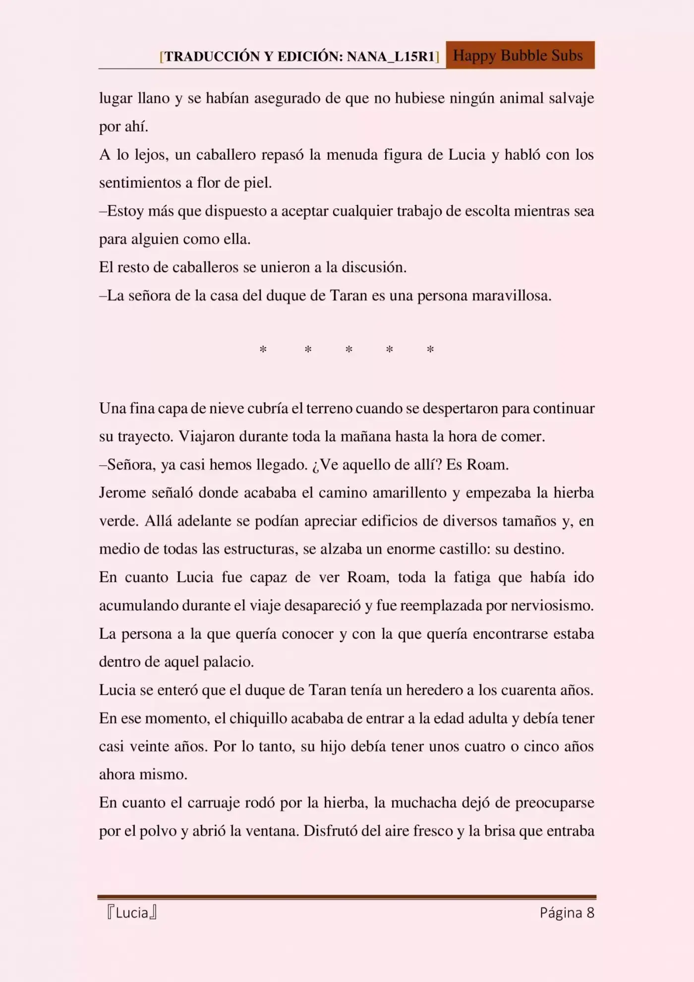 Lucia (Novela) - Capítulo 11 - Página 8 - LectorTMOo