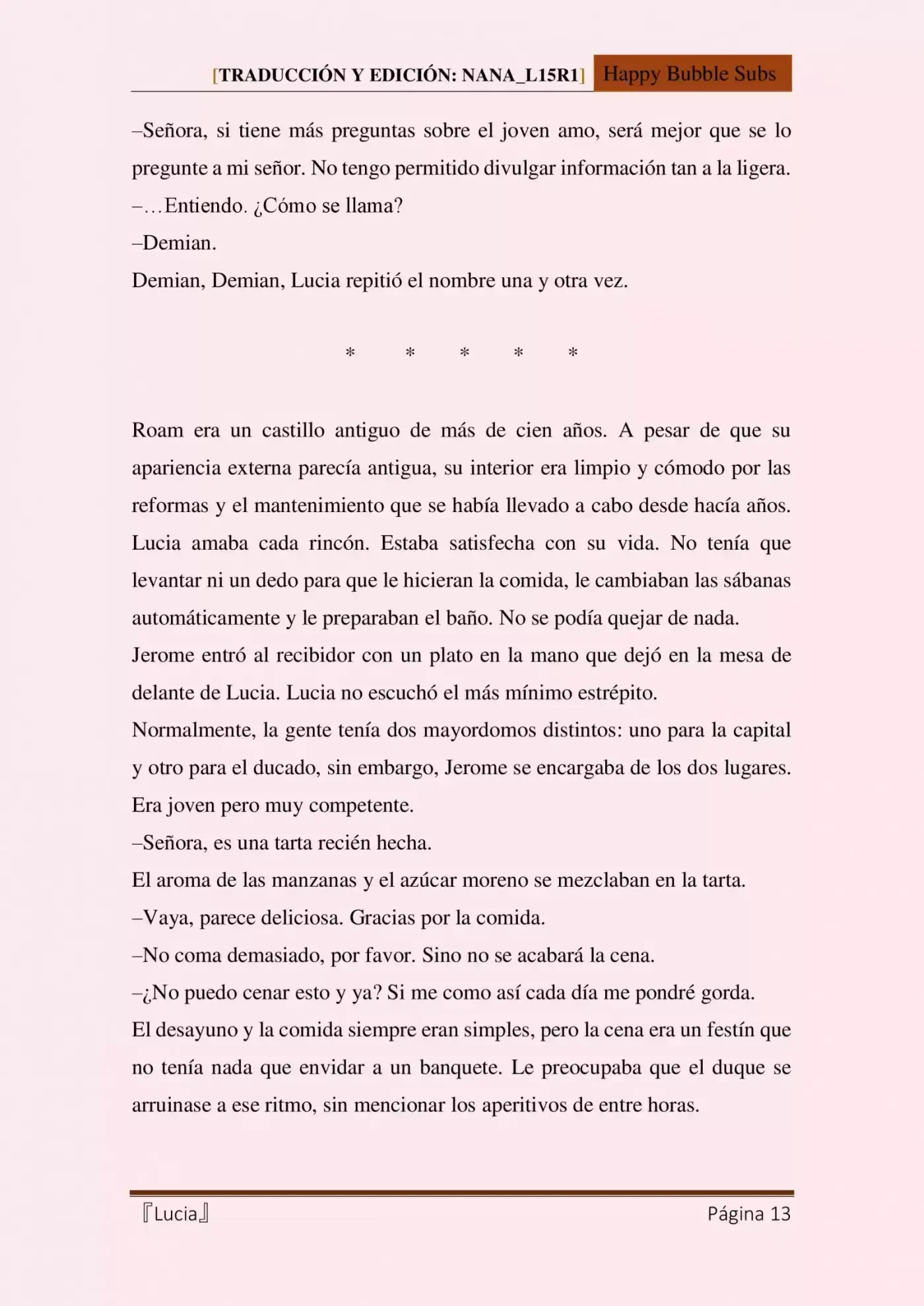Lucia (Novela) - Capítulo 11 - Página 13 - LectorTMOo