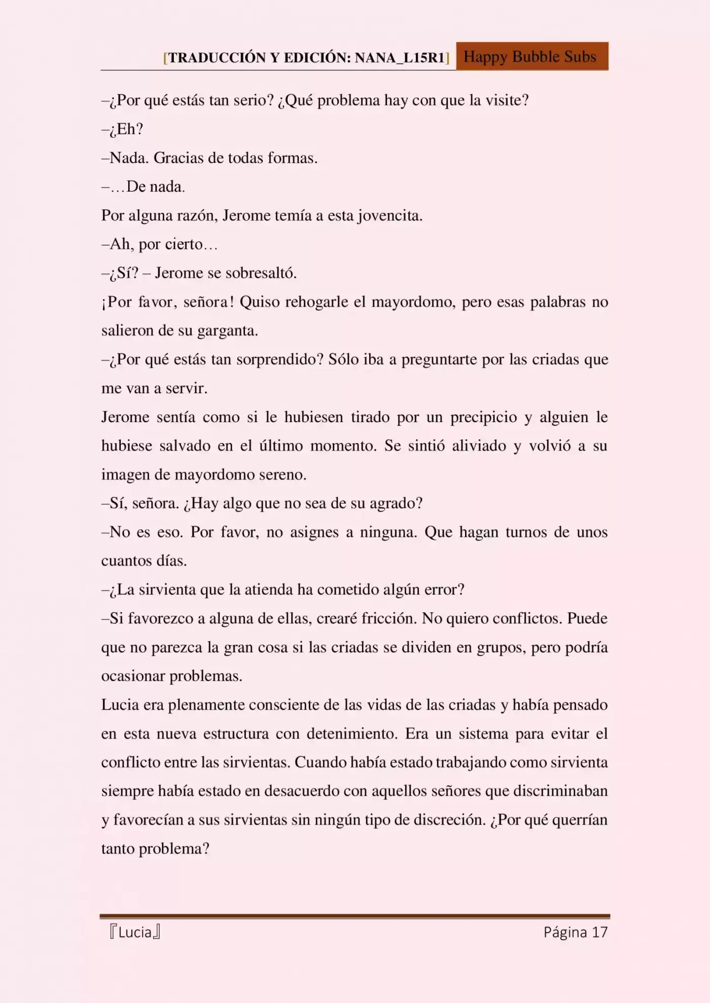 Lucia (Novela) - Capítulo 11 - Página 17 - LectorTMOo