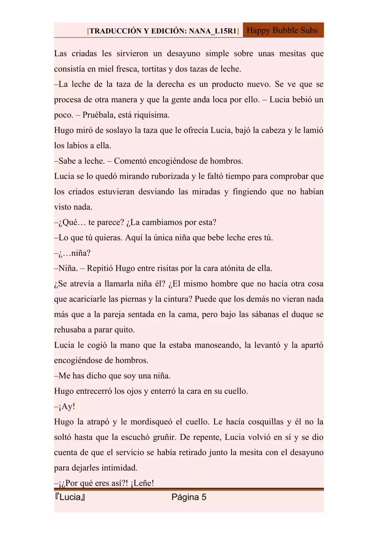Lucia (Novela) - Capítulo 110 - Página 5 - LectorTMOo
