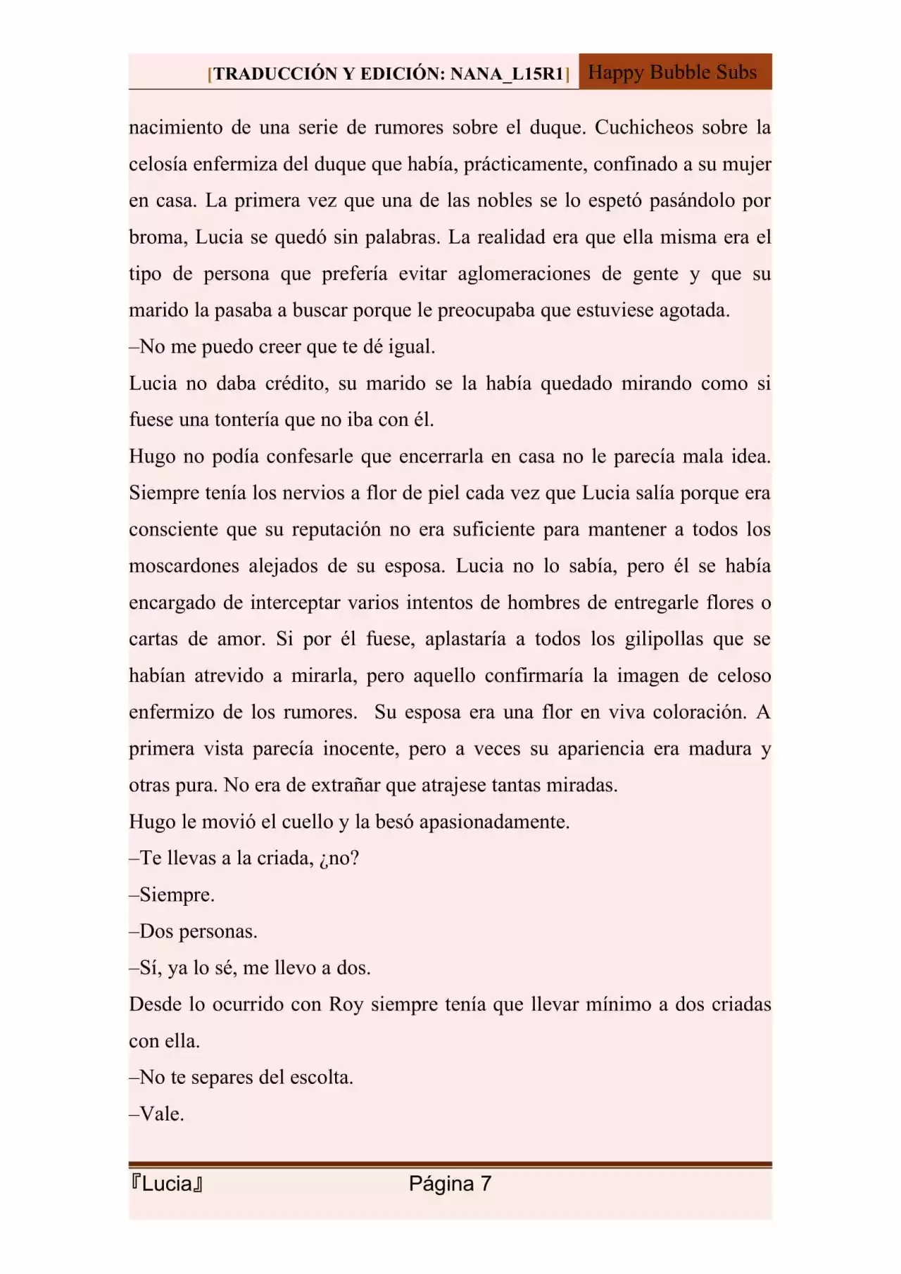 Lucia (Novela) - Capítulo 110 - Página 7 - LectorTMOo
