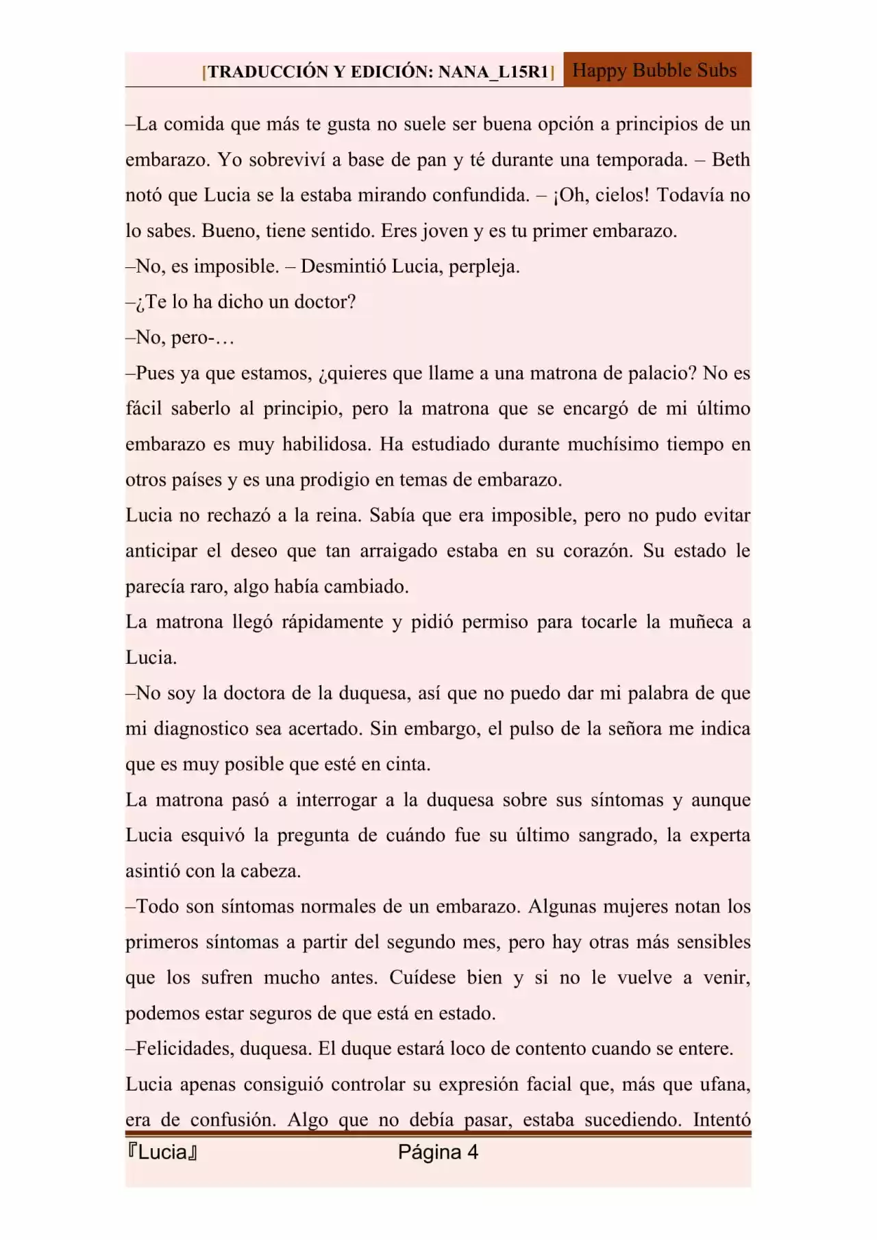 Lucia (Novela) - Capítulo 112 - Página 4 - LectorTMOo
