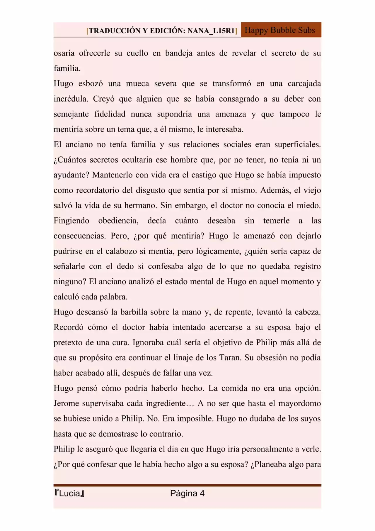 Lucia (Novela) - Capítulo 113 - Página 4 - LectorTMOo