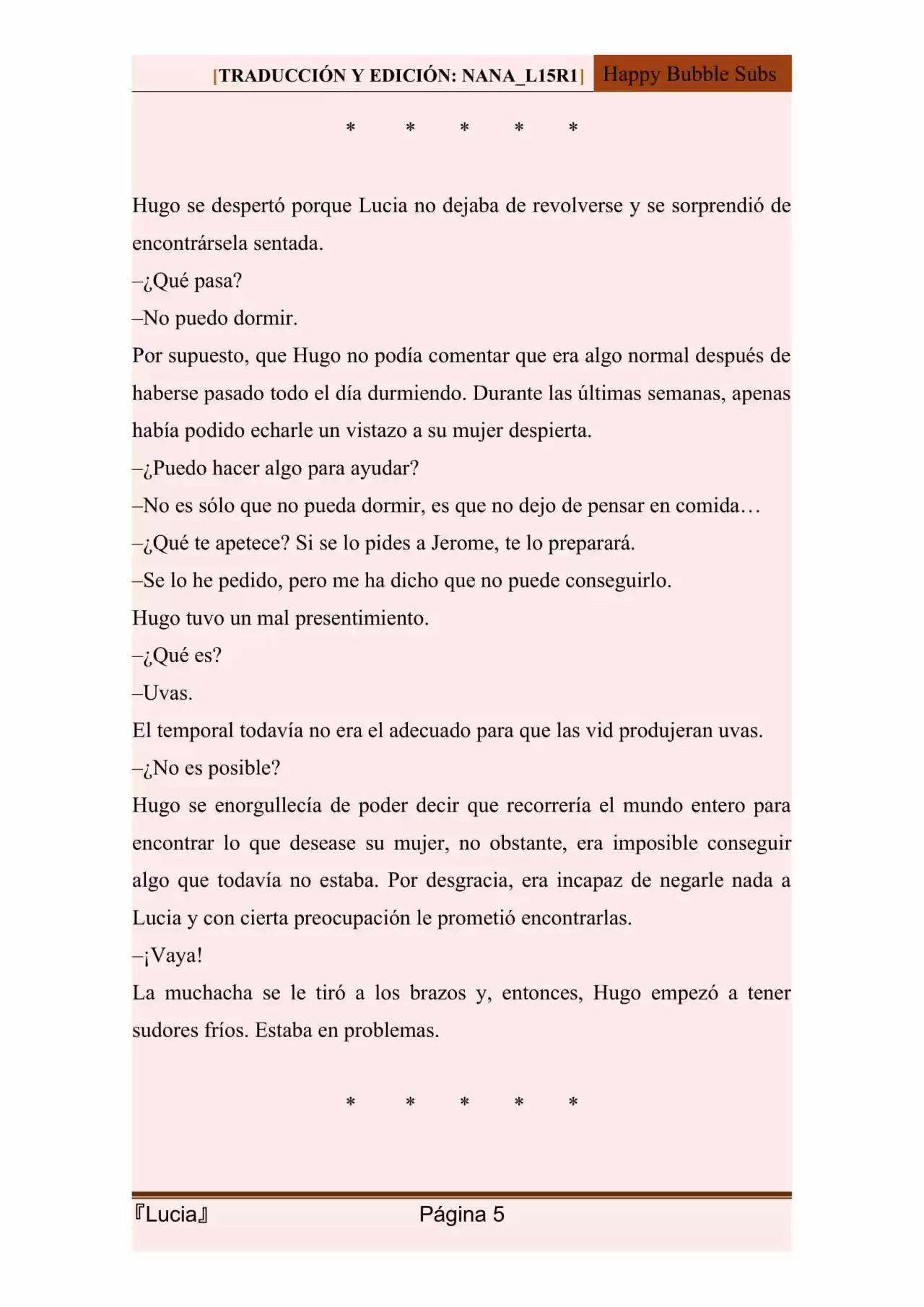 Lucia (Novela) - Capítulo 114 - Página 5 - LectorTMOo