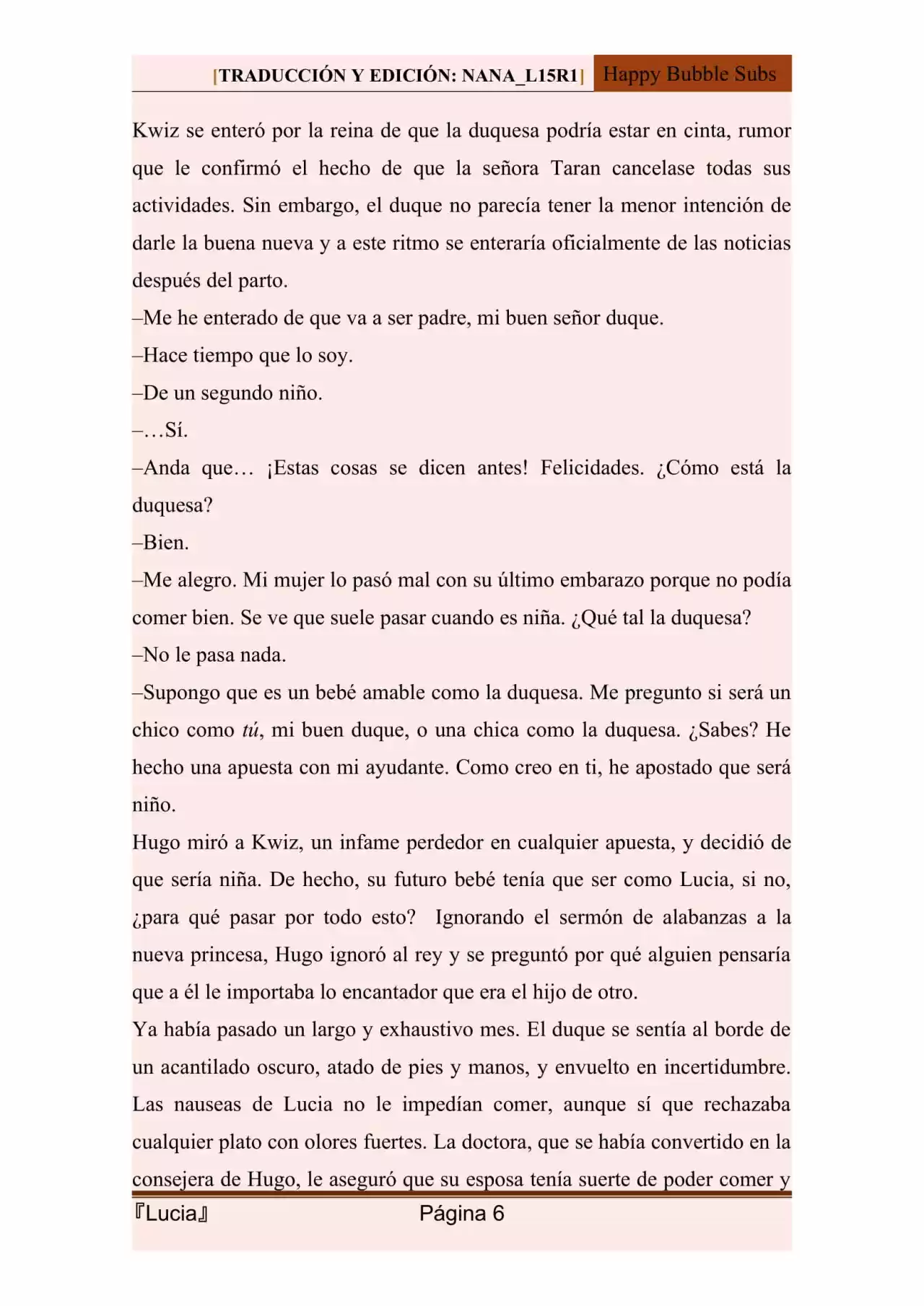 Lucia (Novela) - Capítulo 114 - Página 6 - LectorTMOo