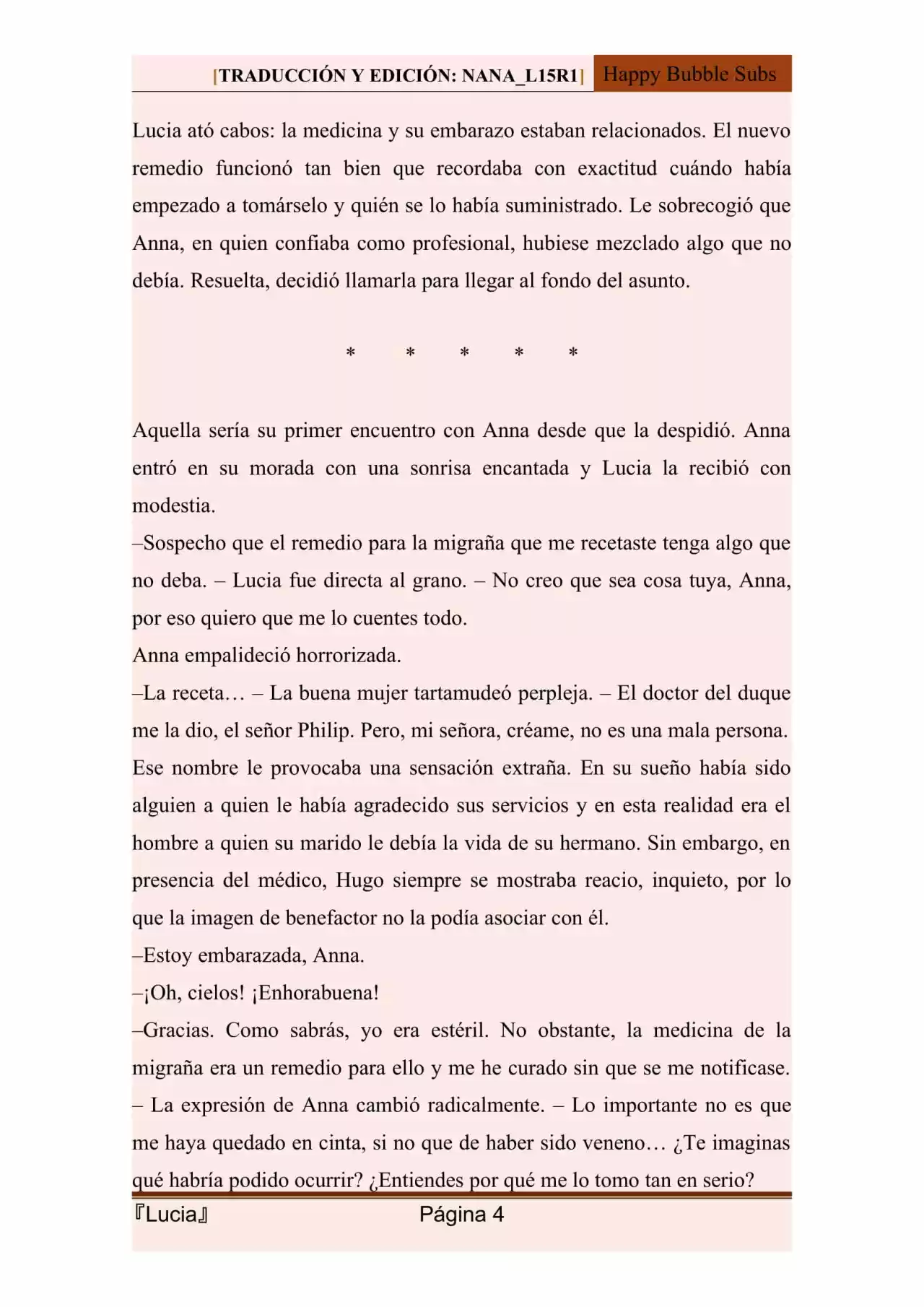 Lucia (Novela) - Capítulo 116 - Página 4 - LectorTMOo