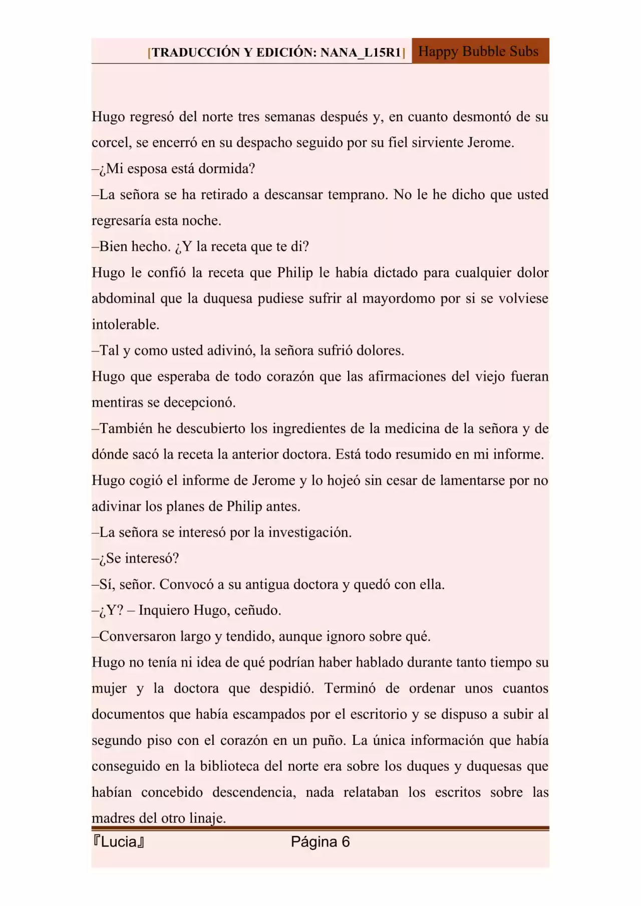 Lucia (Novela) - Capítulo 116 - Página 6 - LectorTMOo