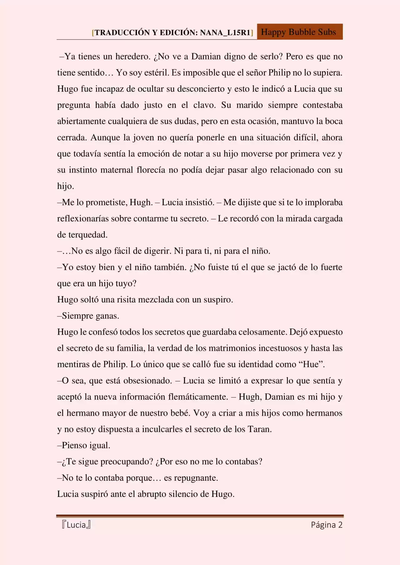 Lucia (Novela) - Capítulo 117 - Página 2 - LectorTMOo