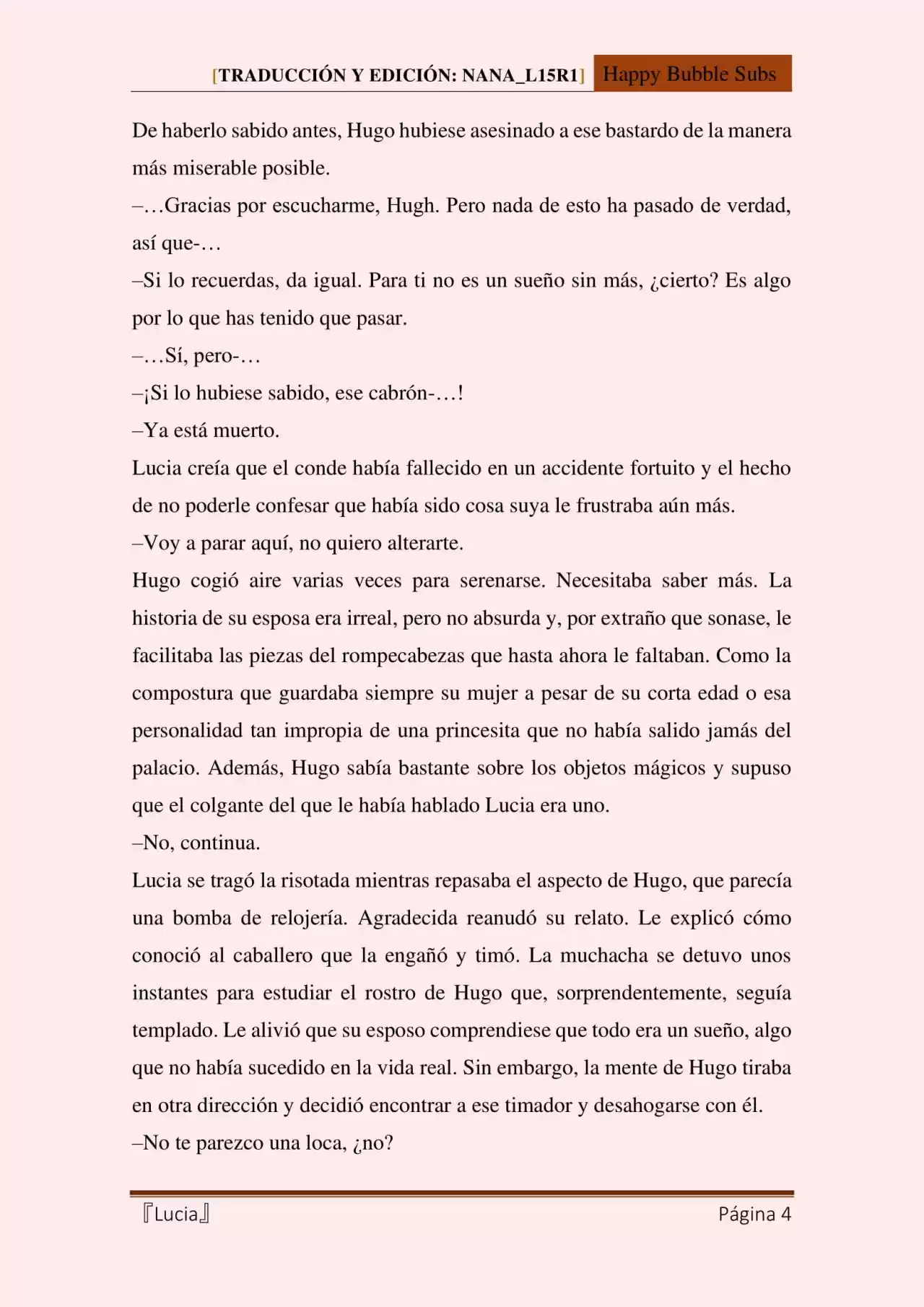 Lucia (Novela) - Capítulo 117 - Página 4 - LectorTMOo