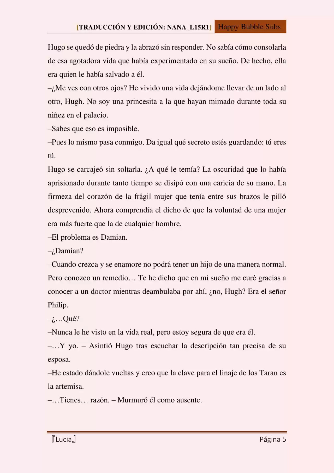 Lucia (Novela) - Capítulo 117 - Página 5 - LectorTMOo