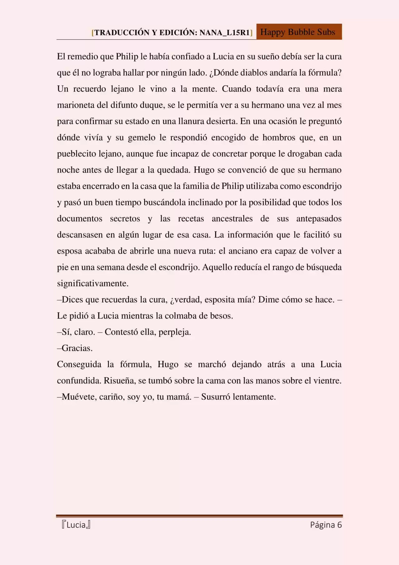 Lucia (Novela) - Capítulo 117 - Página 6 - LectorTMOo