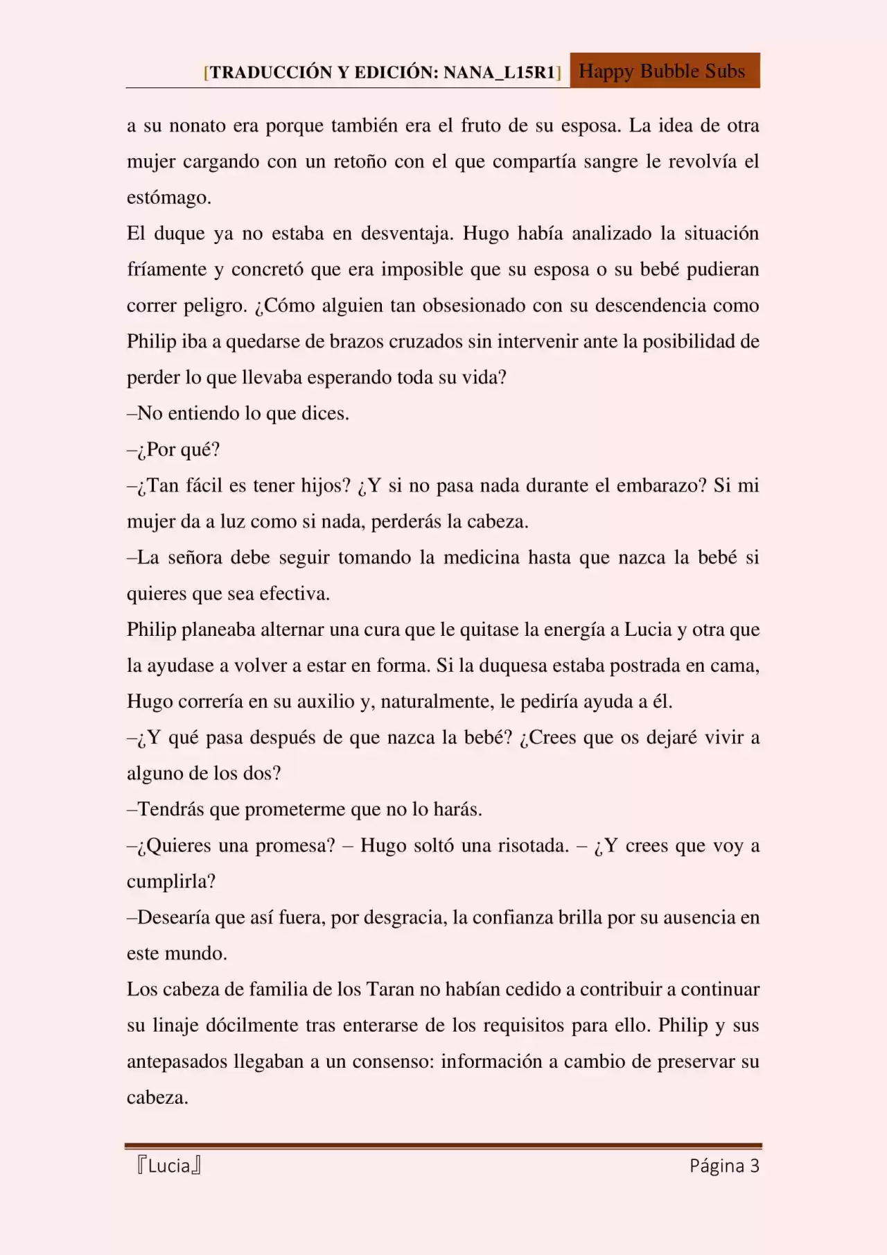 Lucia (Novela) - Capítulo 118 - Página 3 - LectorTMOo
