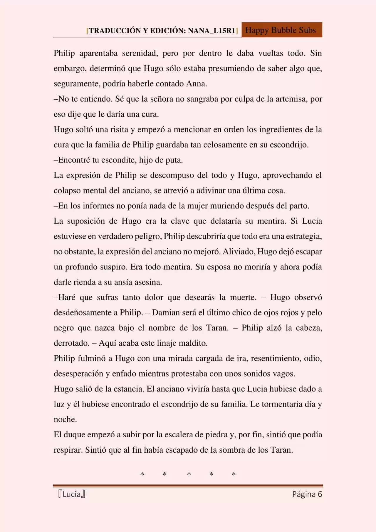 Lucia (Novela) - Capítulo 118 - Página 6 - LectorTMOo