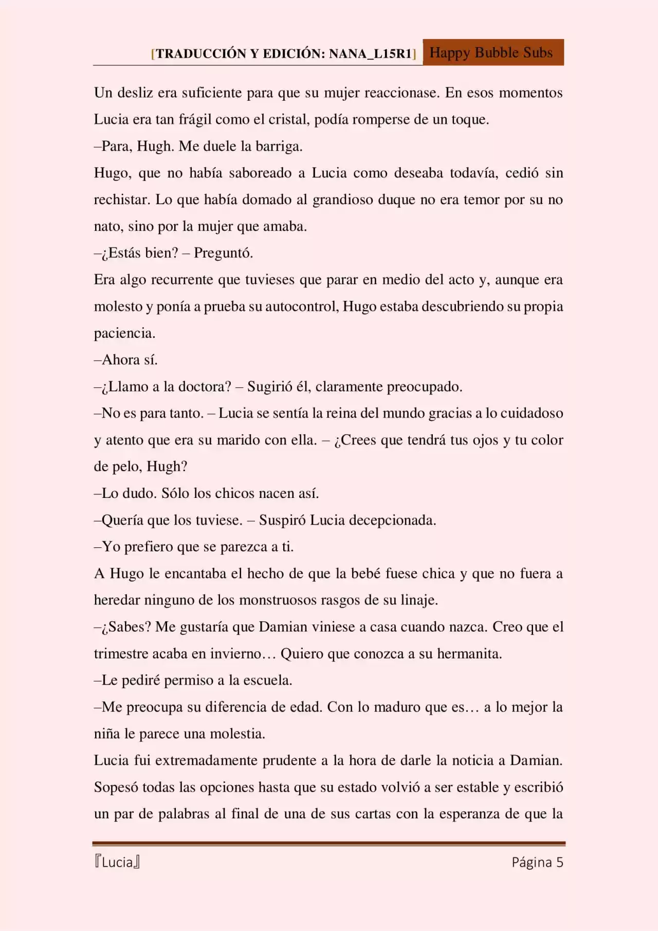 Lucia (Novela) - Capítulo 119 - Página 5 - LectorTMOo