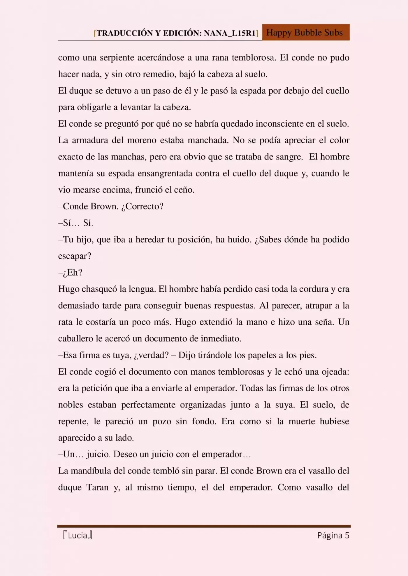 Lucia (Novela) - Capítulo 12 - Página 5 - LectorTMOo