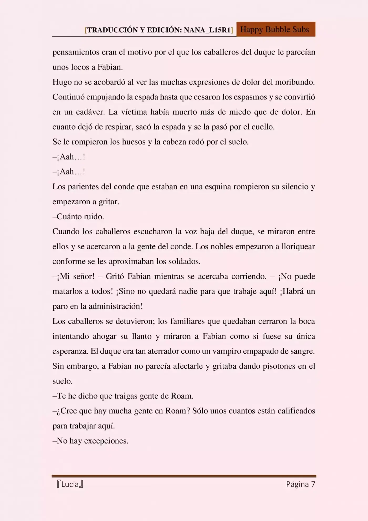 Lucia (Novela) - Capítulo 12 - Página 7 - LectorTMOo