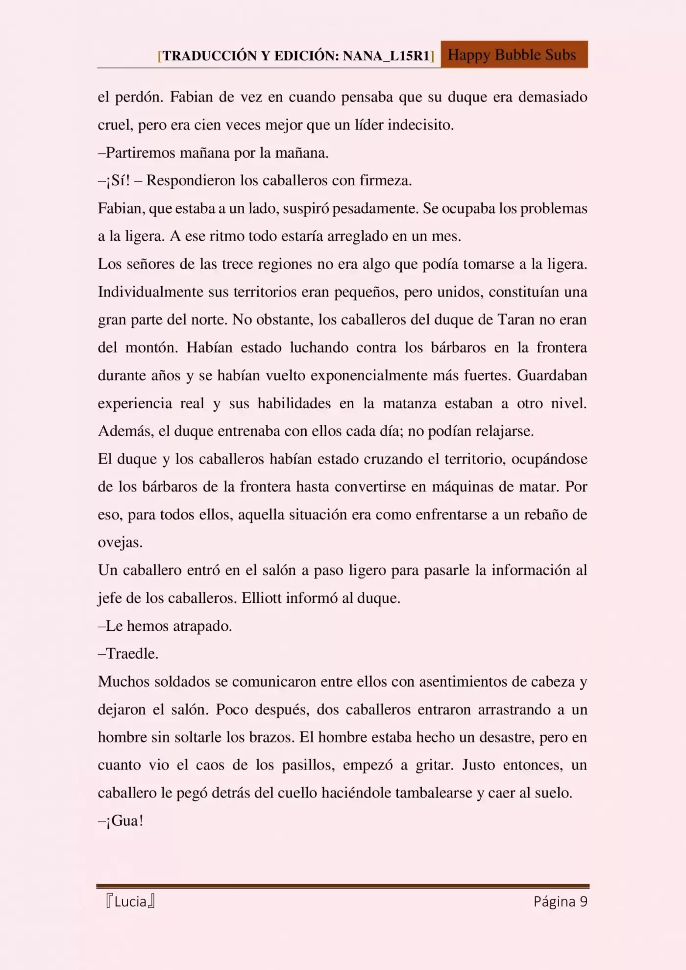 Lucia (Novela) - Capítulo 12 - Página 9 - LectorTMOo