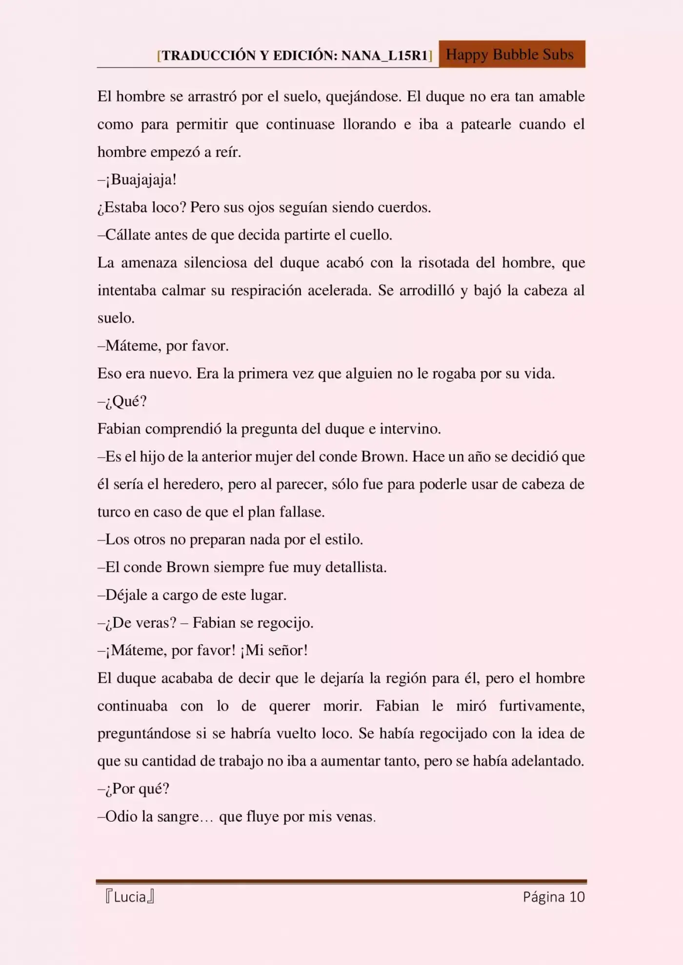 Lucia (Novela) - Capítulo 12 - Página 10 - LectorTMOo