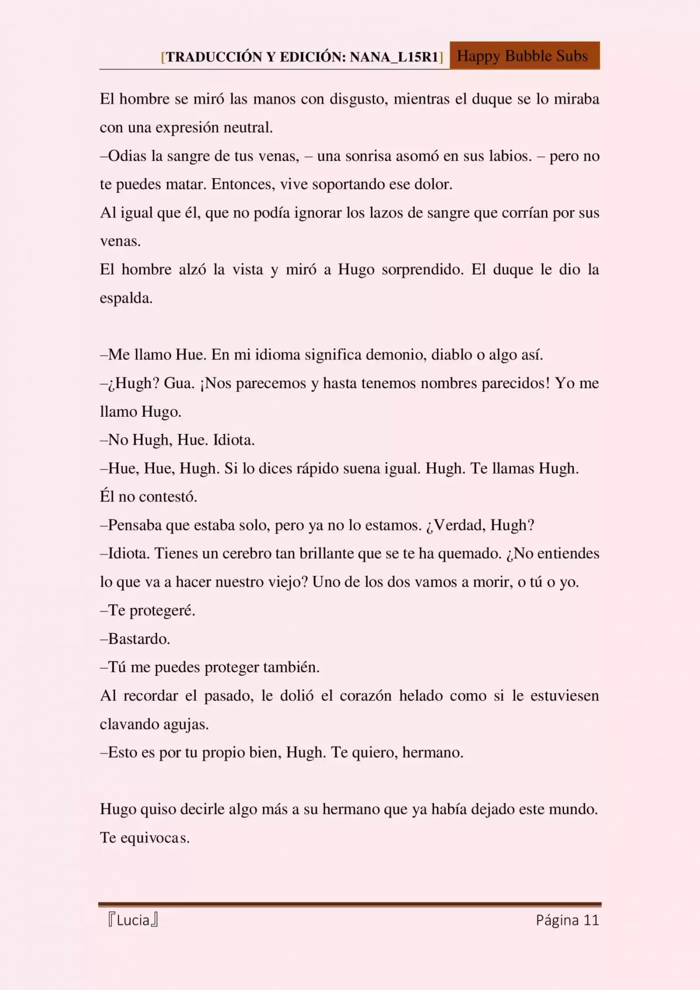 Lucia (Novela) - Capítulo 12 - Página 11 - LectorTMOo