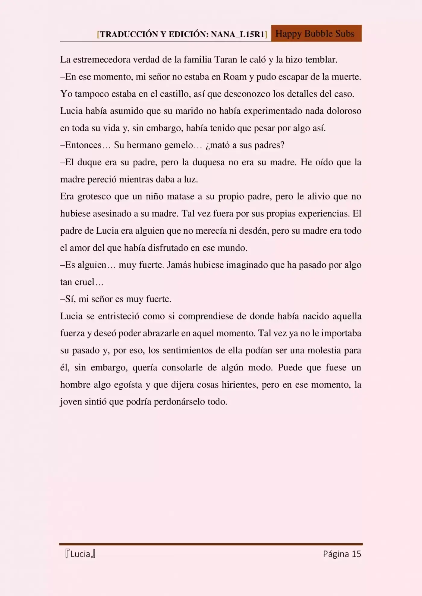 Lucia (Novela) - Capítulo 12 - Página 15 - LectorTMOo