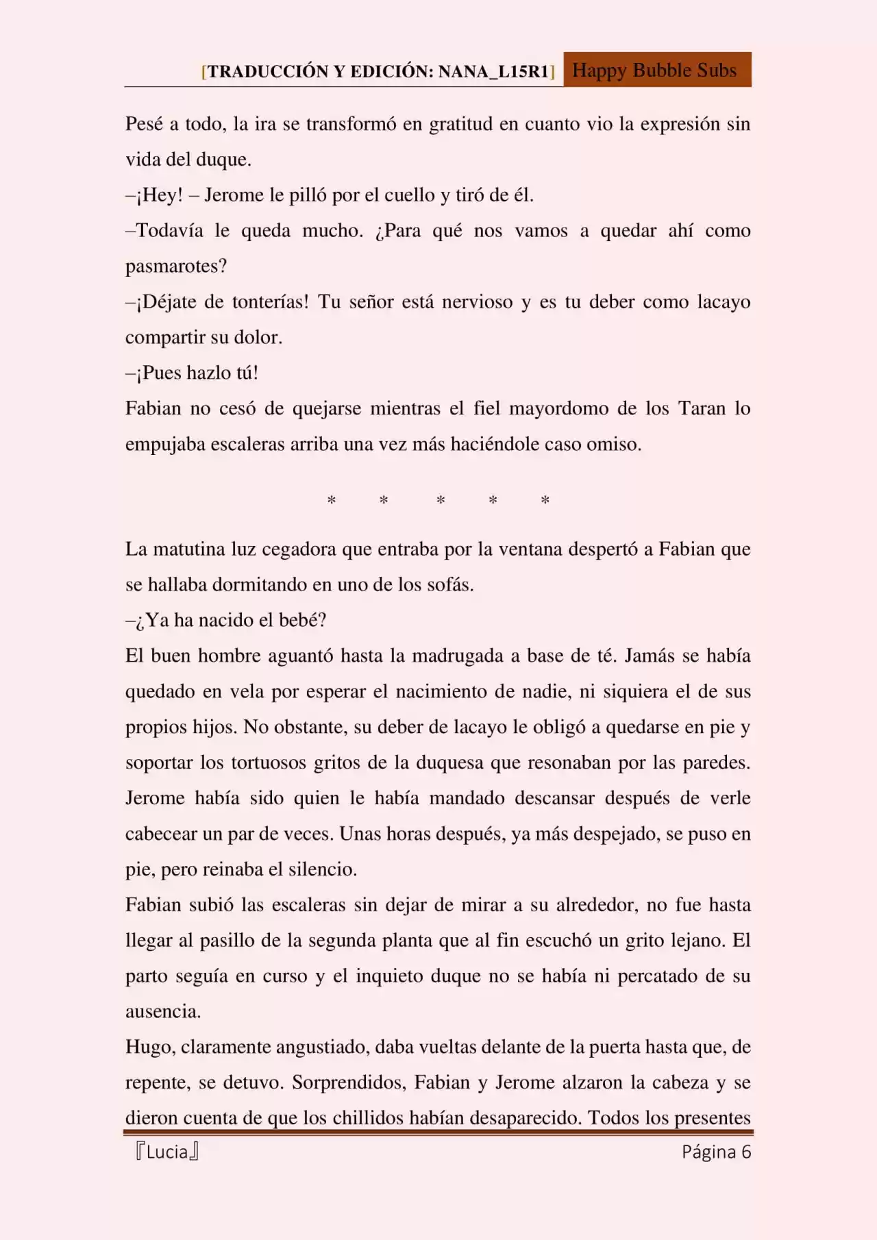 Lucia (Novela) - Capítulo 120 - Página 6 - LectorTMOo