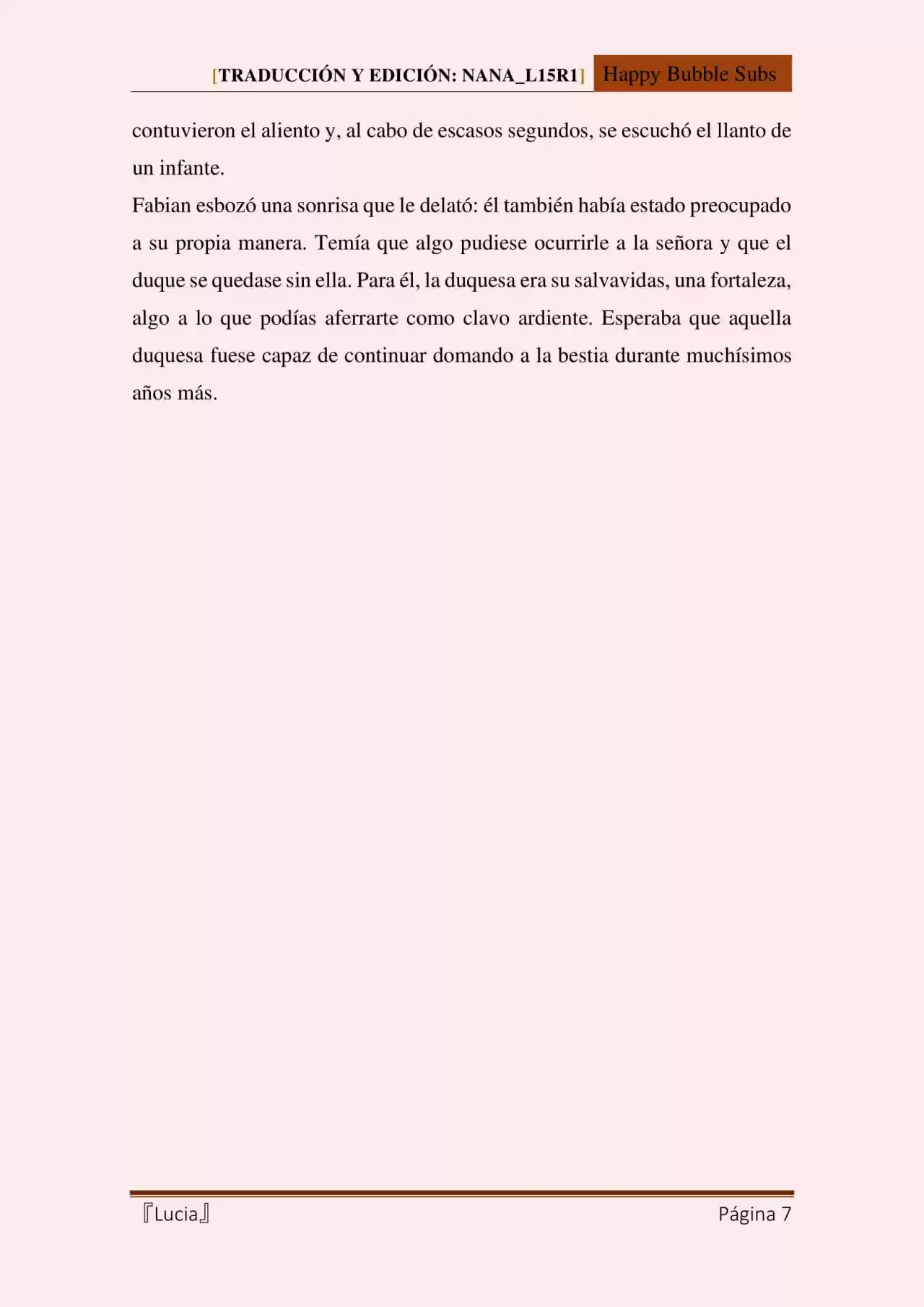 Lucia (Novela) - Capítulo 120 - Página 7 - LectorTMOo